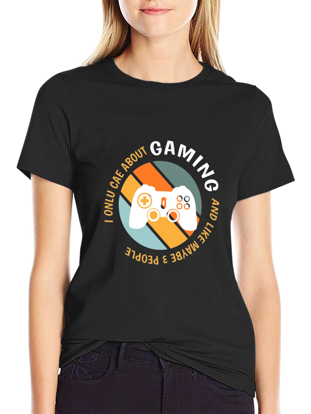 Gaming T-Shirt - I Only Care About Gaming
