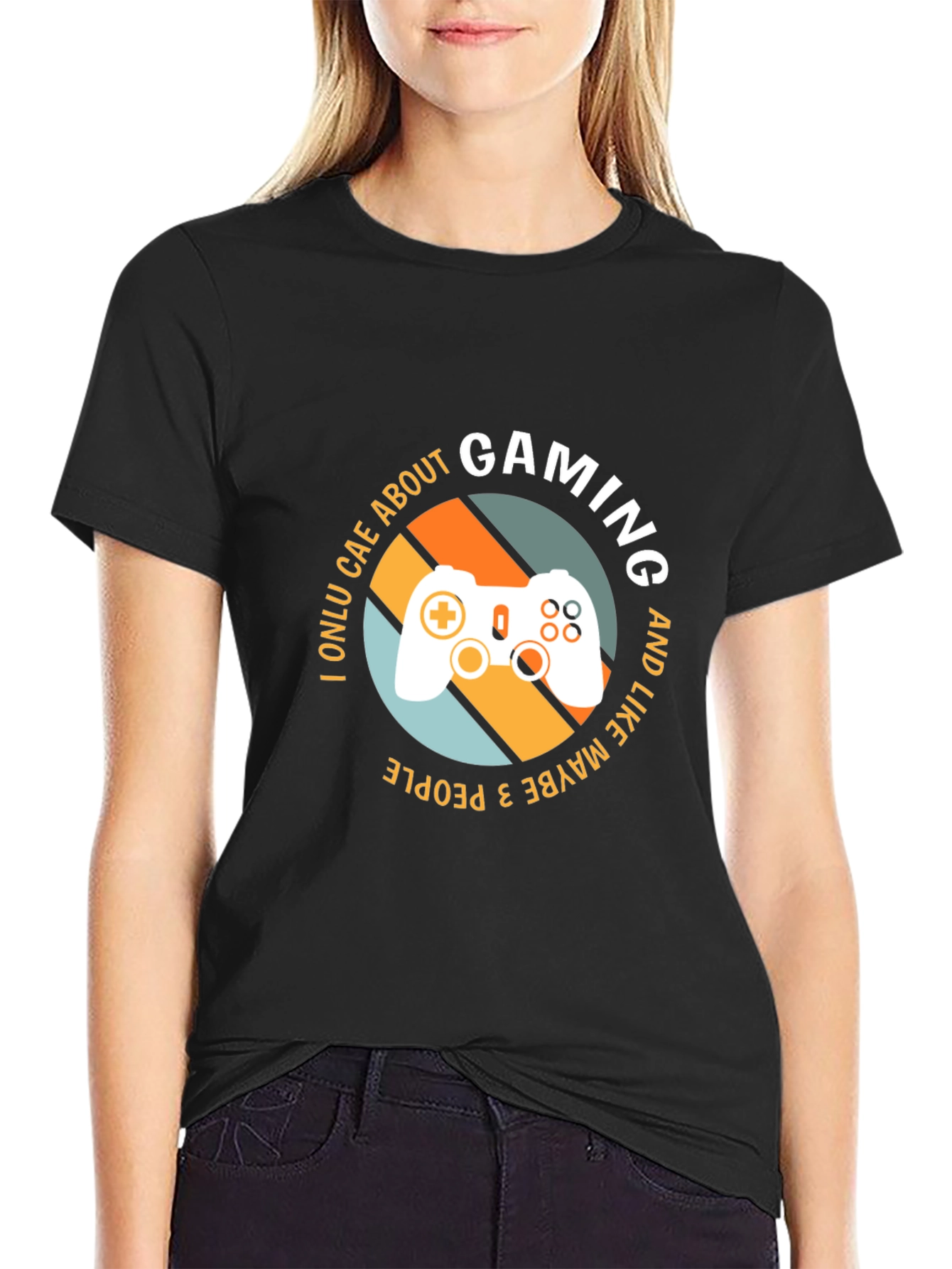 Gaming T-Shirt - I Only Care About Gaming