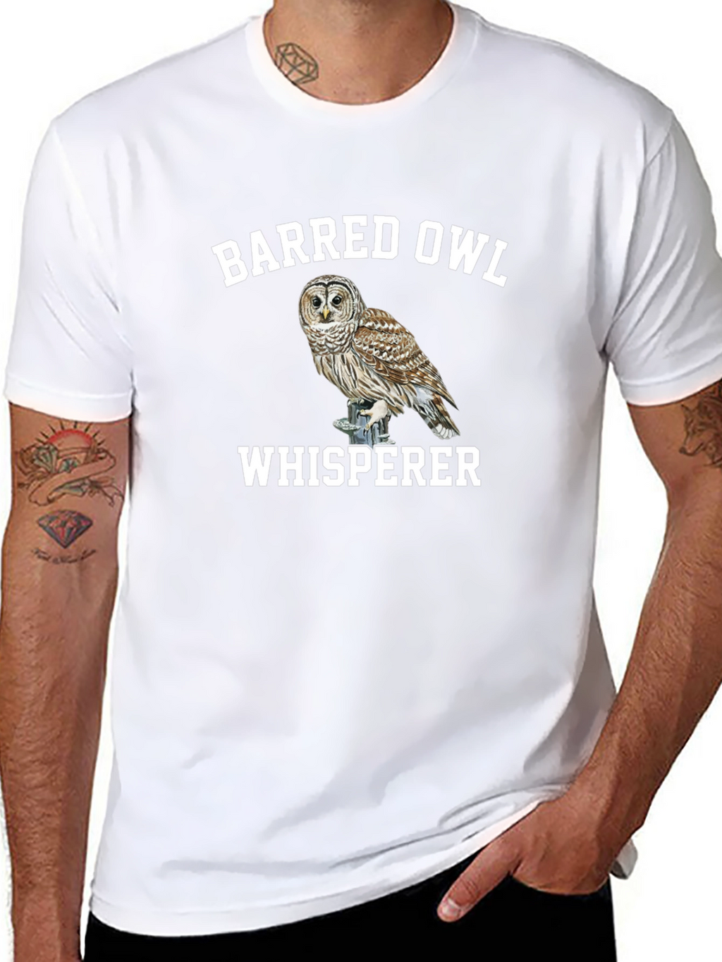 Barred Owl Whisperer T-Shirt - Nature Lover Tee