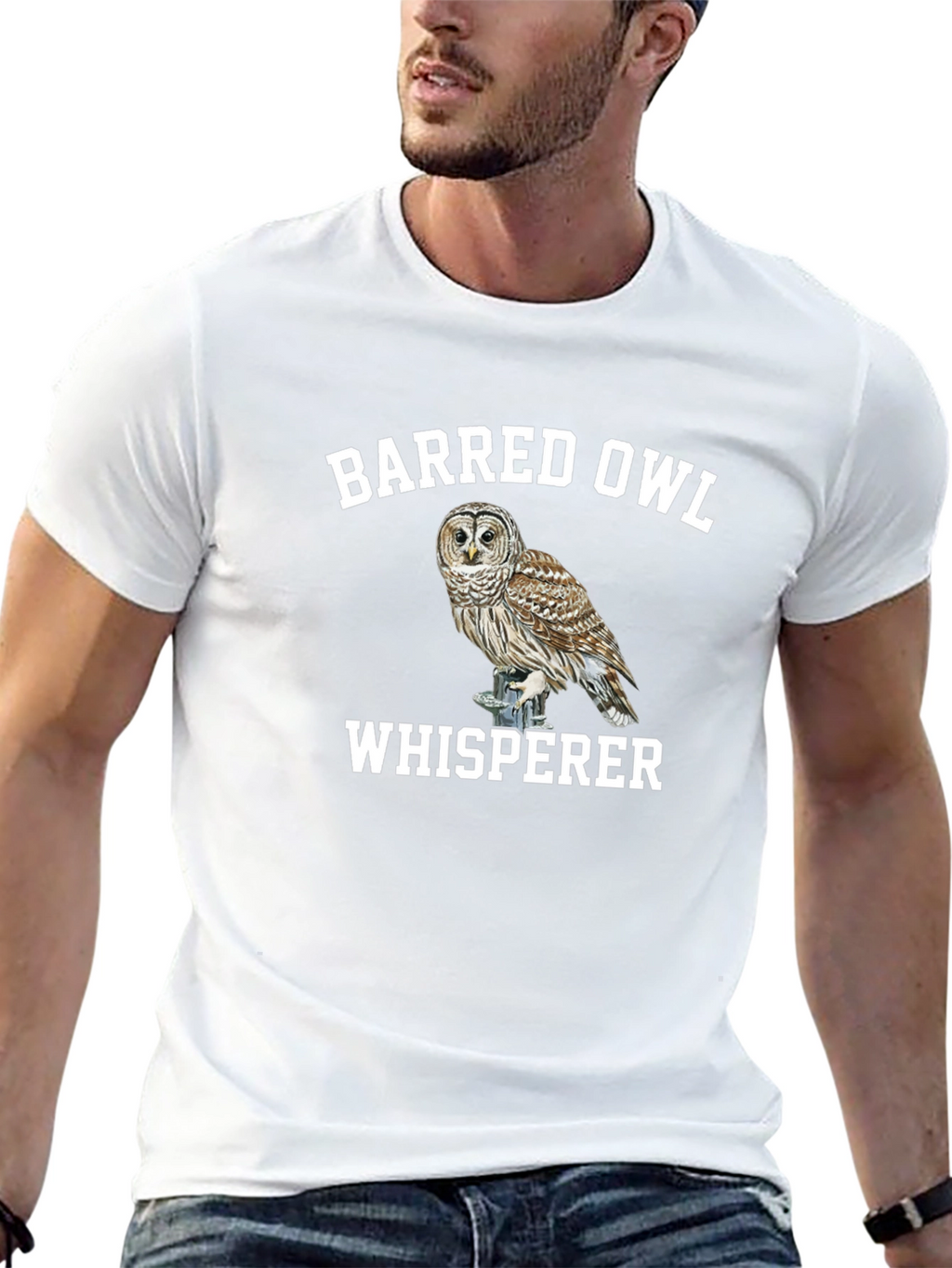 Barred Owl Whisperer T-Shirt - Nature Lover Tee
