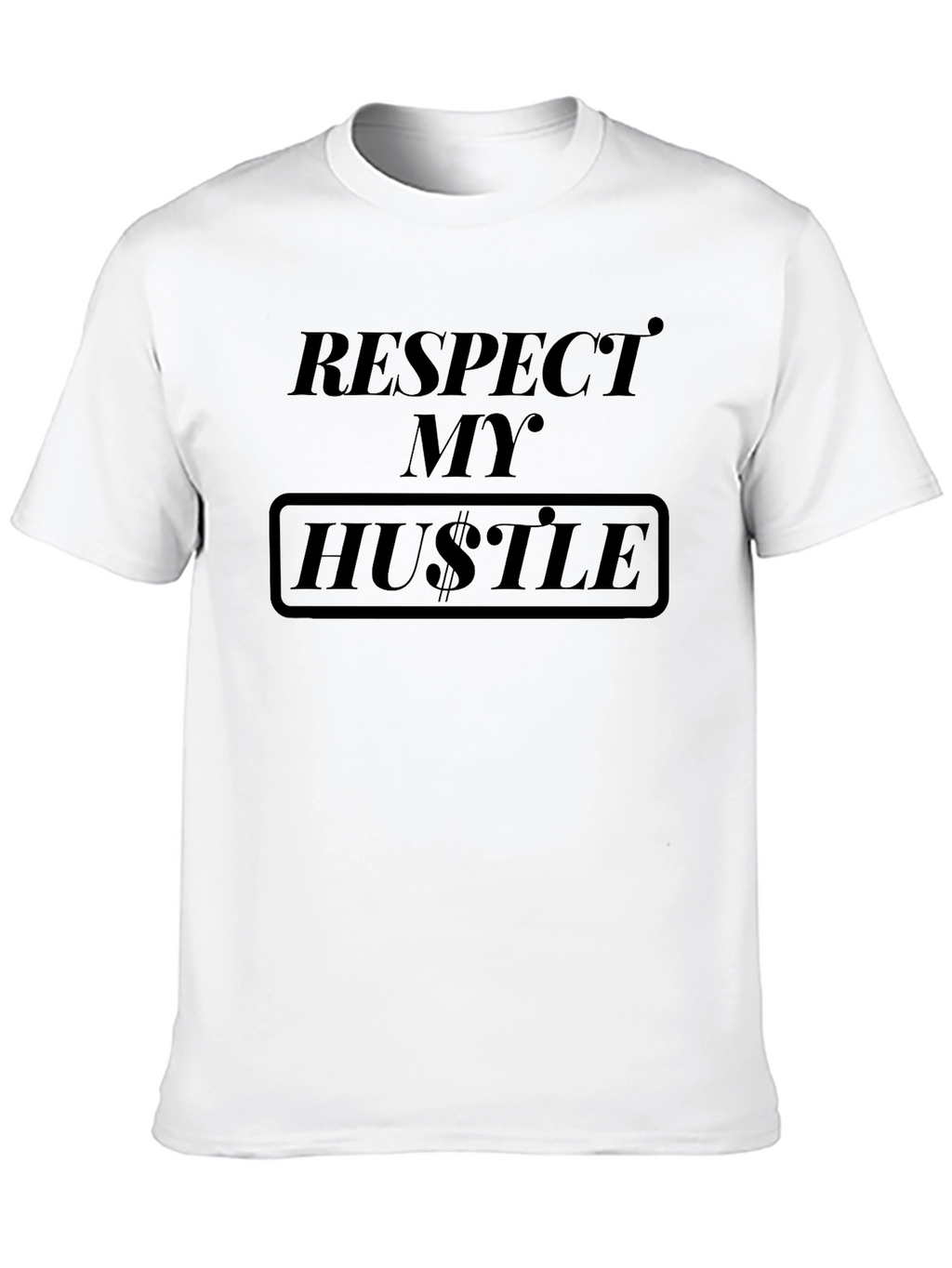 Respect My Hustle Graphic T-Shirt - Black