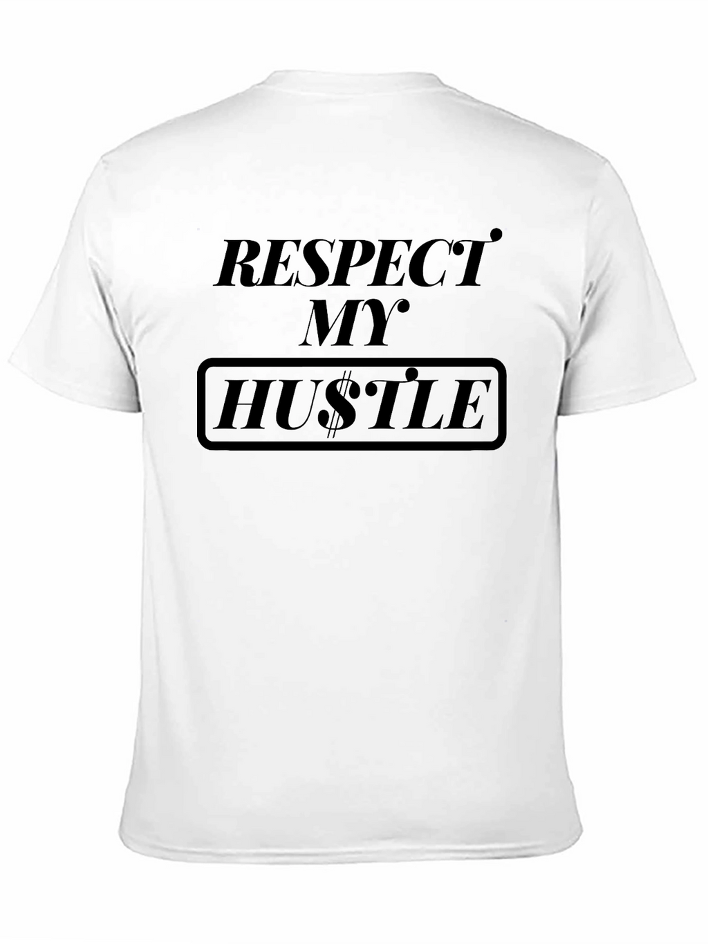 Respect My Hustle Graphic T-Shirt - Black
