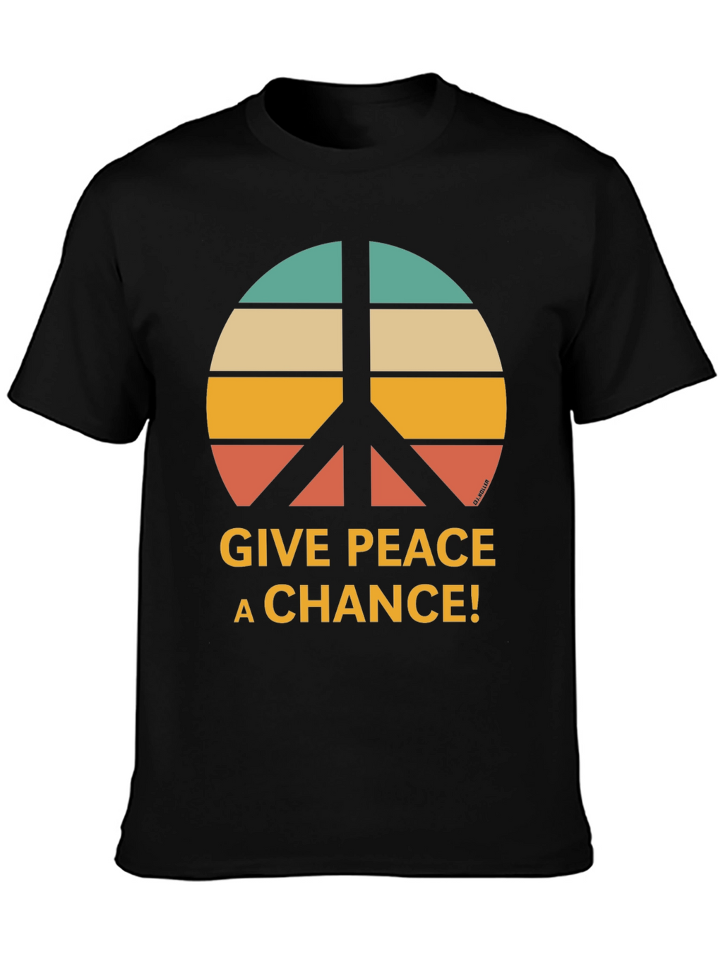 Give Peace a Chance Retro Graphic T-Shirt
