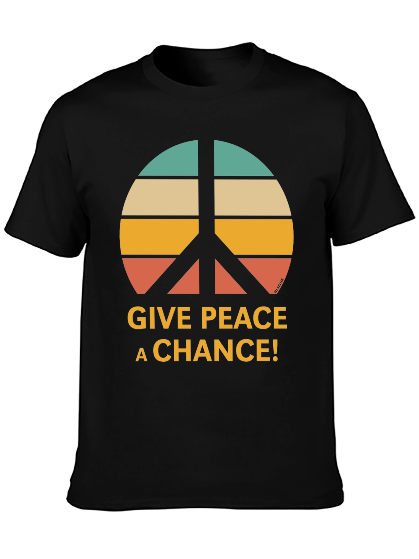 Give Peace a Chance Retro Graphic T-Shirt