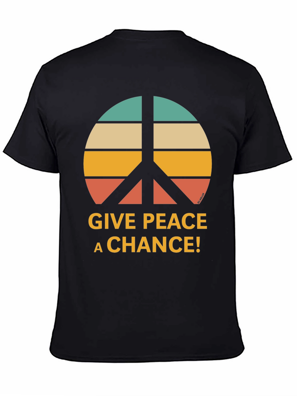 Give Peace a Chance Retro Graphic T-Shirt