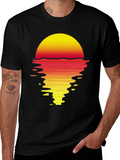 Retro Sunset Graphic T-Shirt