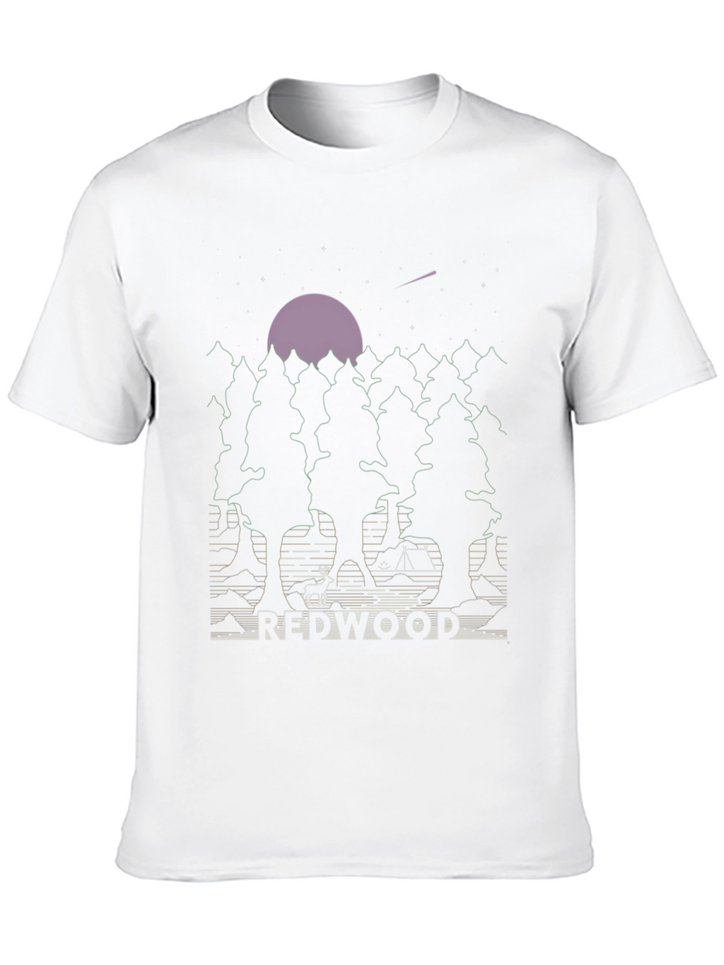 Redwood Forest Graphic T-Shirt