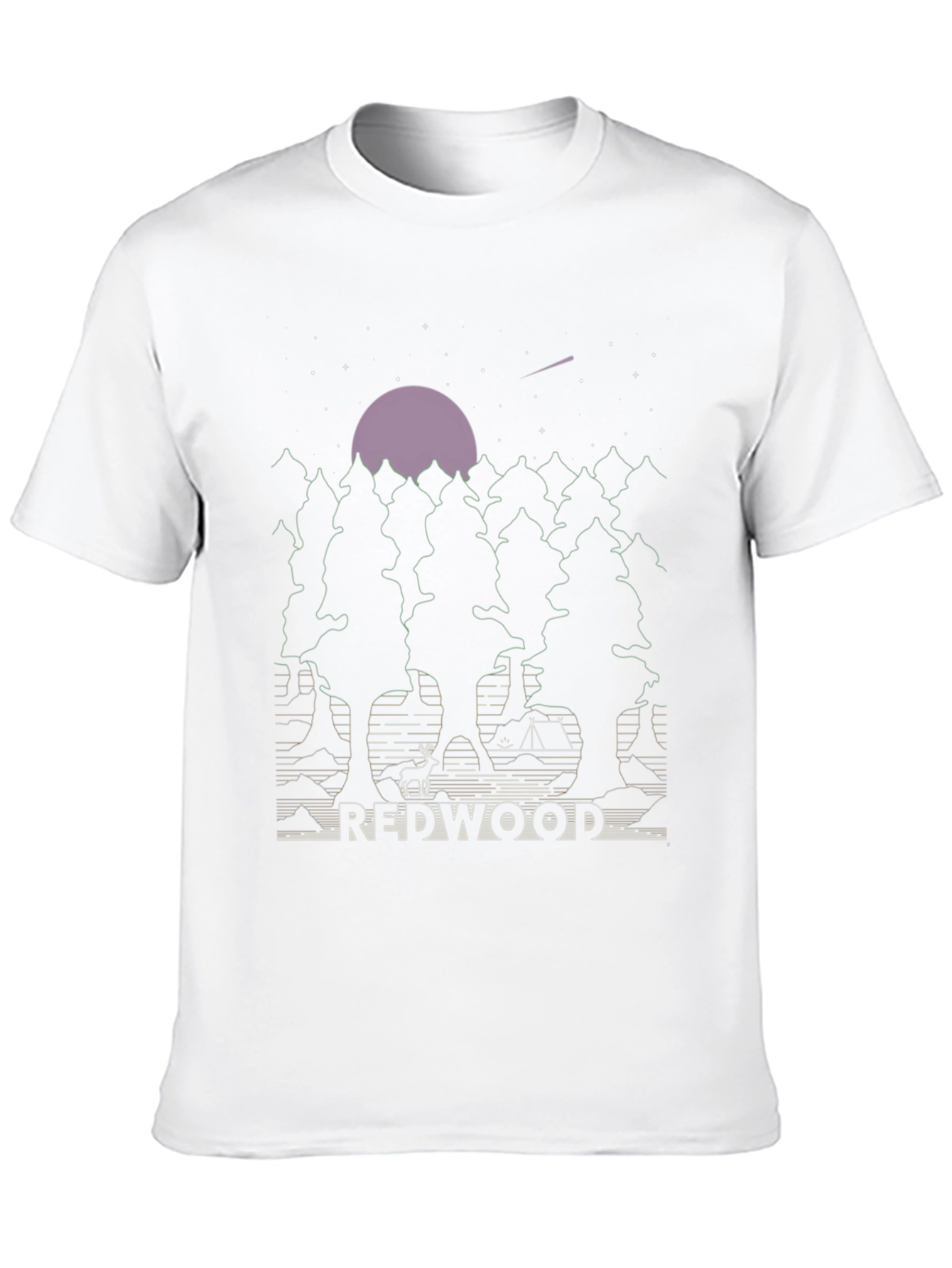 Redwood Forest Graphic T-Shirt