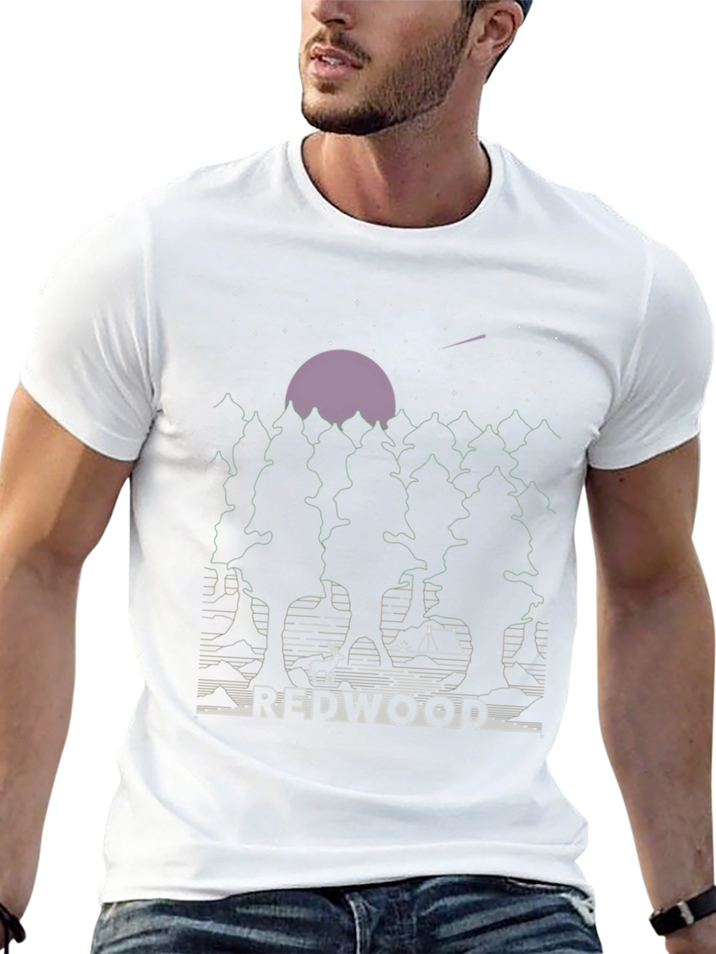 Redwood Forest Graphic T-Shirt