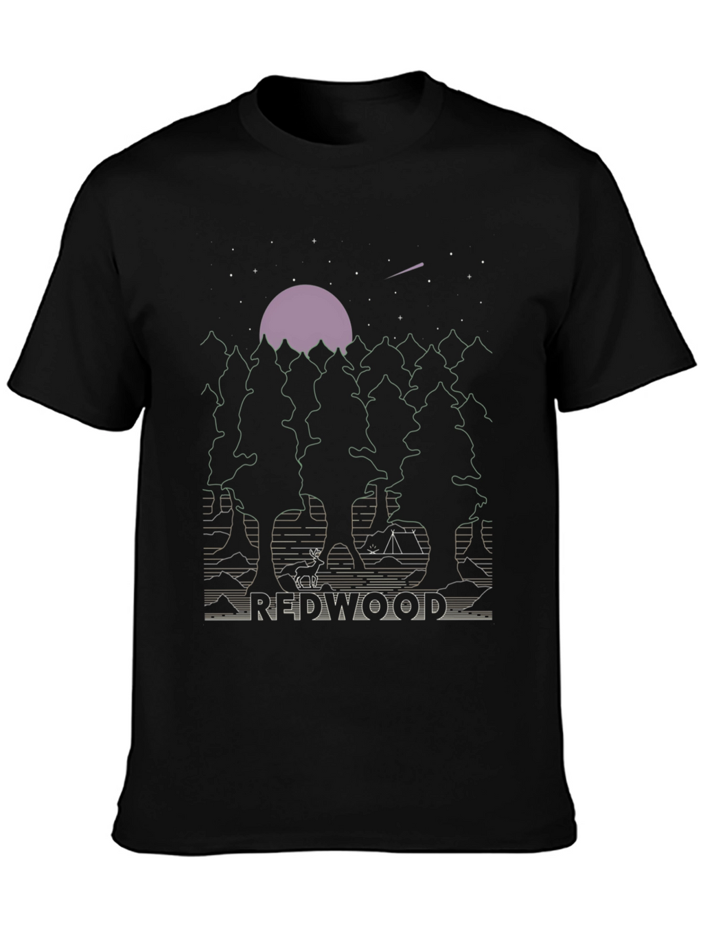 Redwood Forest Graphic T-Shirt