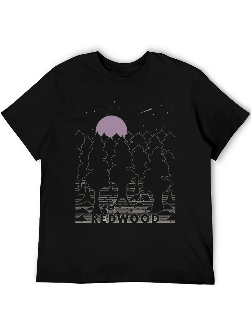 Redwood Forest Graphic T-Shirt