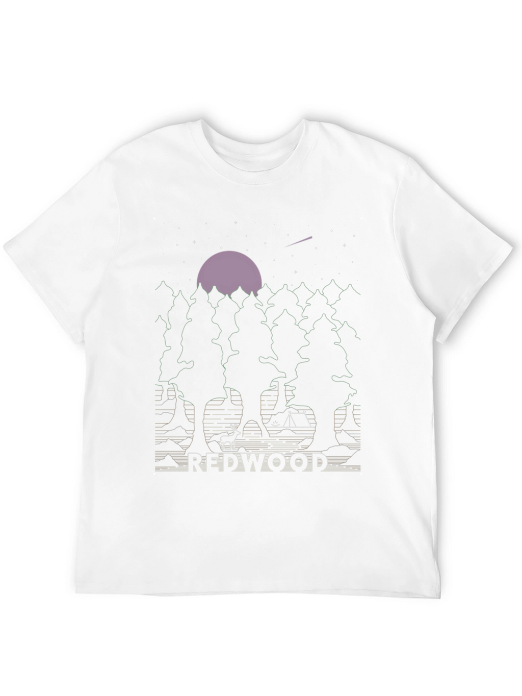Redwood Forest Graphic T-Shirt