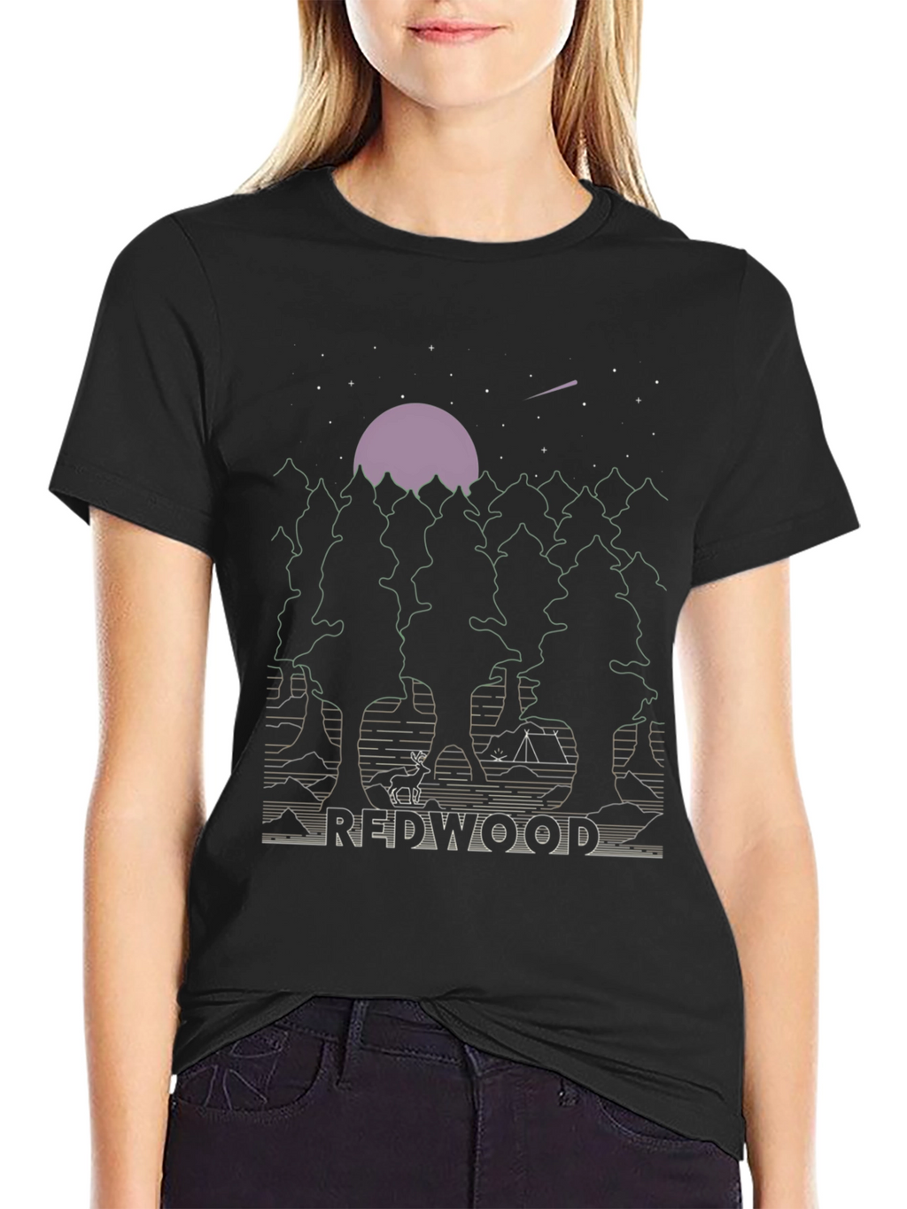 Redwood Forest Graphic T-Shirt