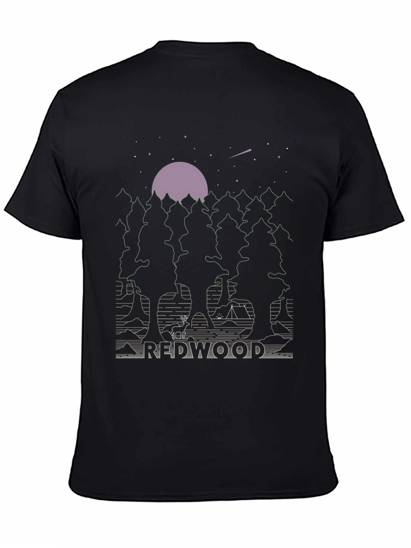 Redwood Forest Graphic T-Shirt
