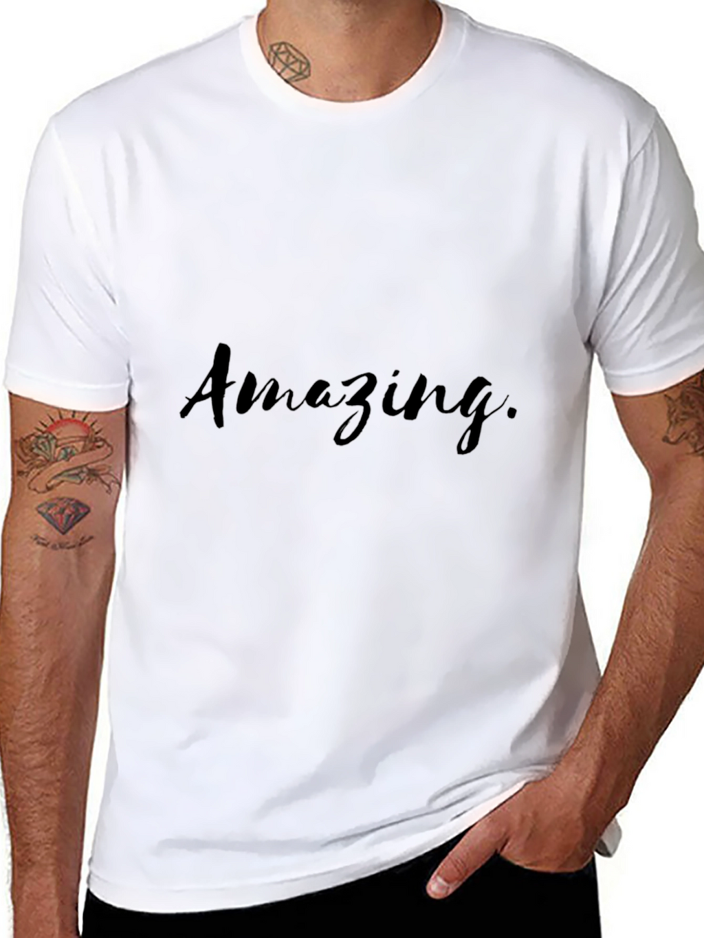 Amazing Graphic Black T-Shirt