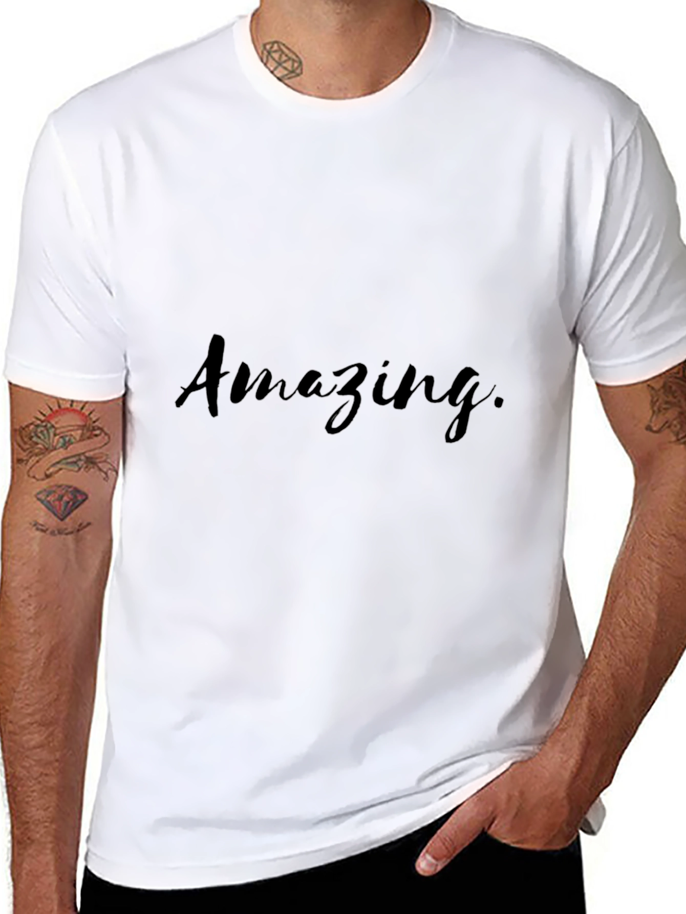Amazing Graphic Black T-Shirt