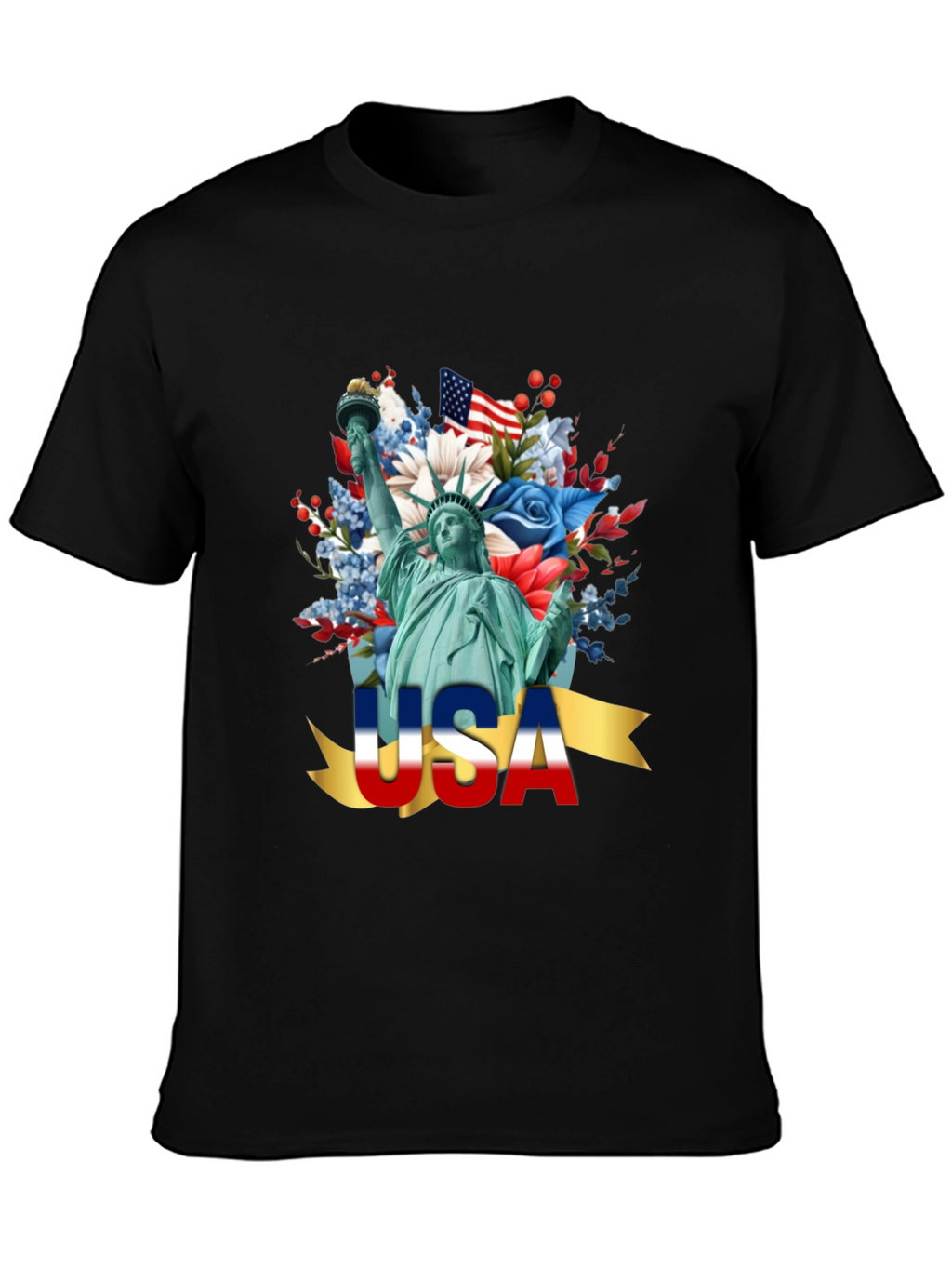USA Liberty Statue Graphic Tee