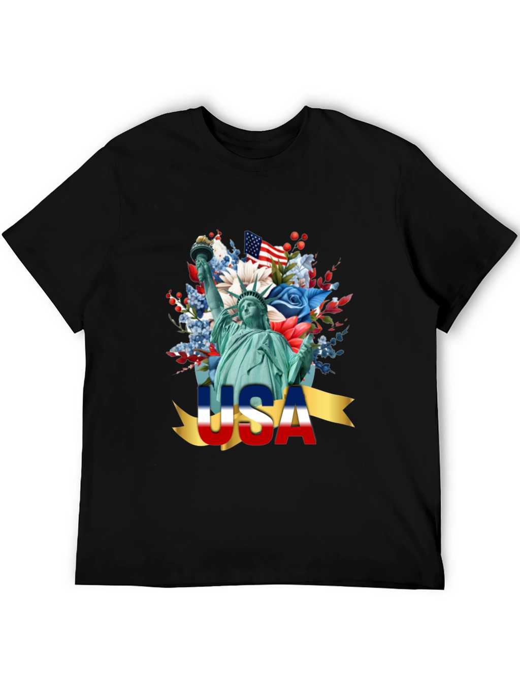 USA Liberty Statue Graphic Tee