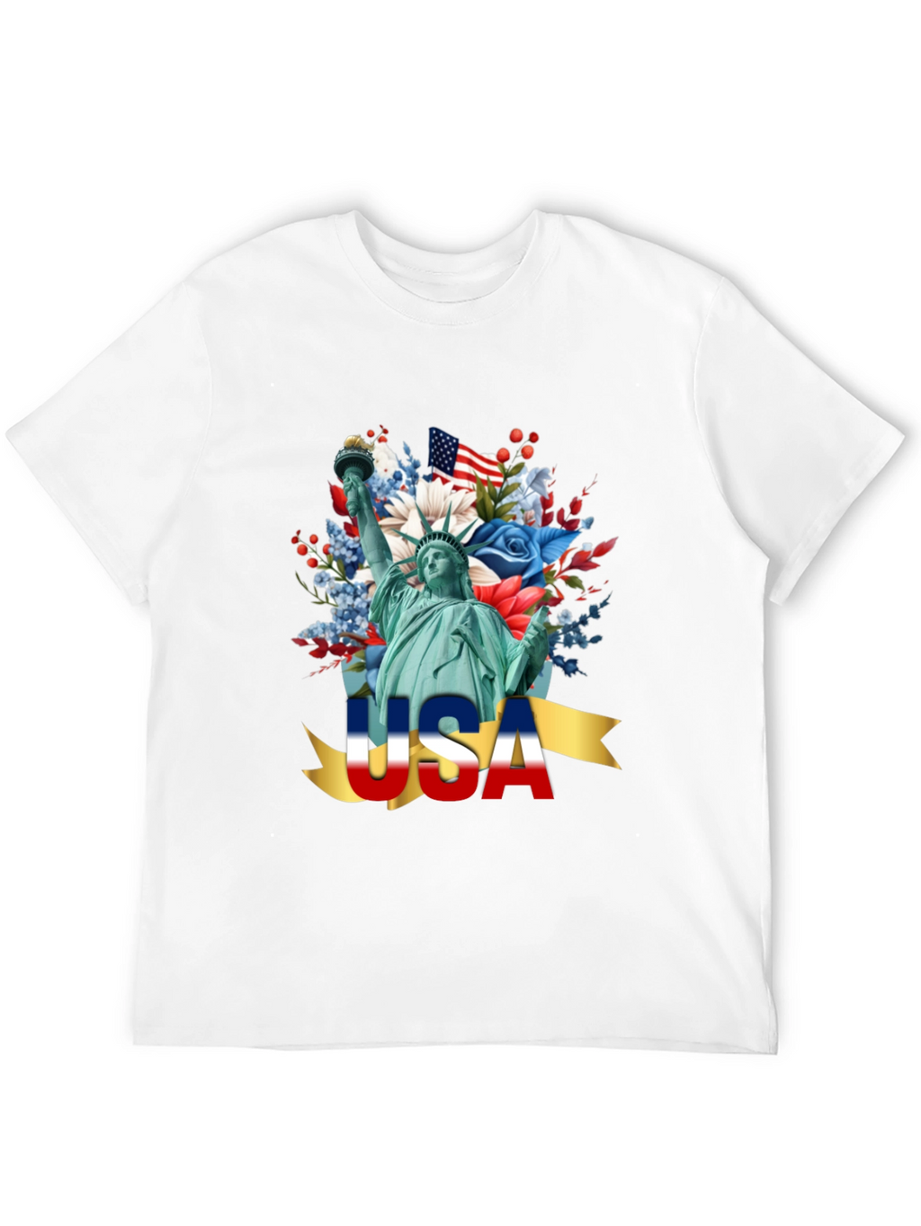 USA Liberty Statue Graphic Tee