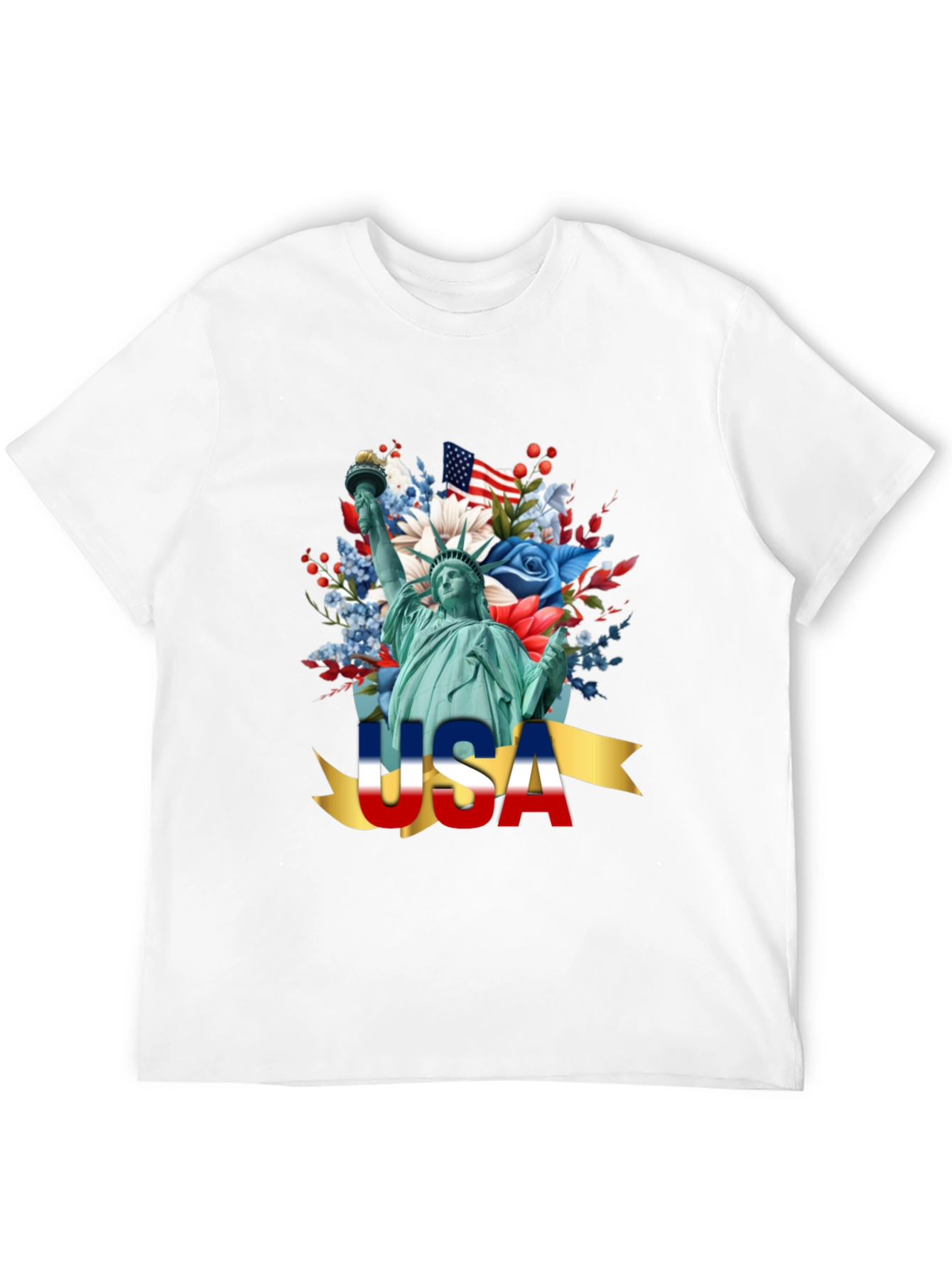 USA Liberty Statue Graphic Tee