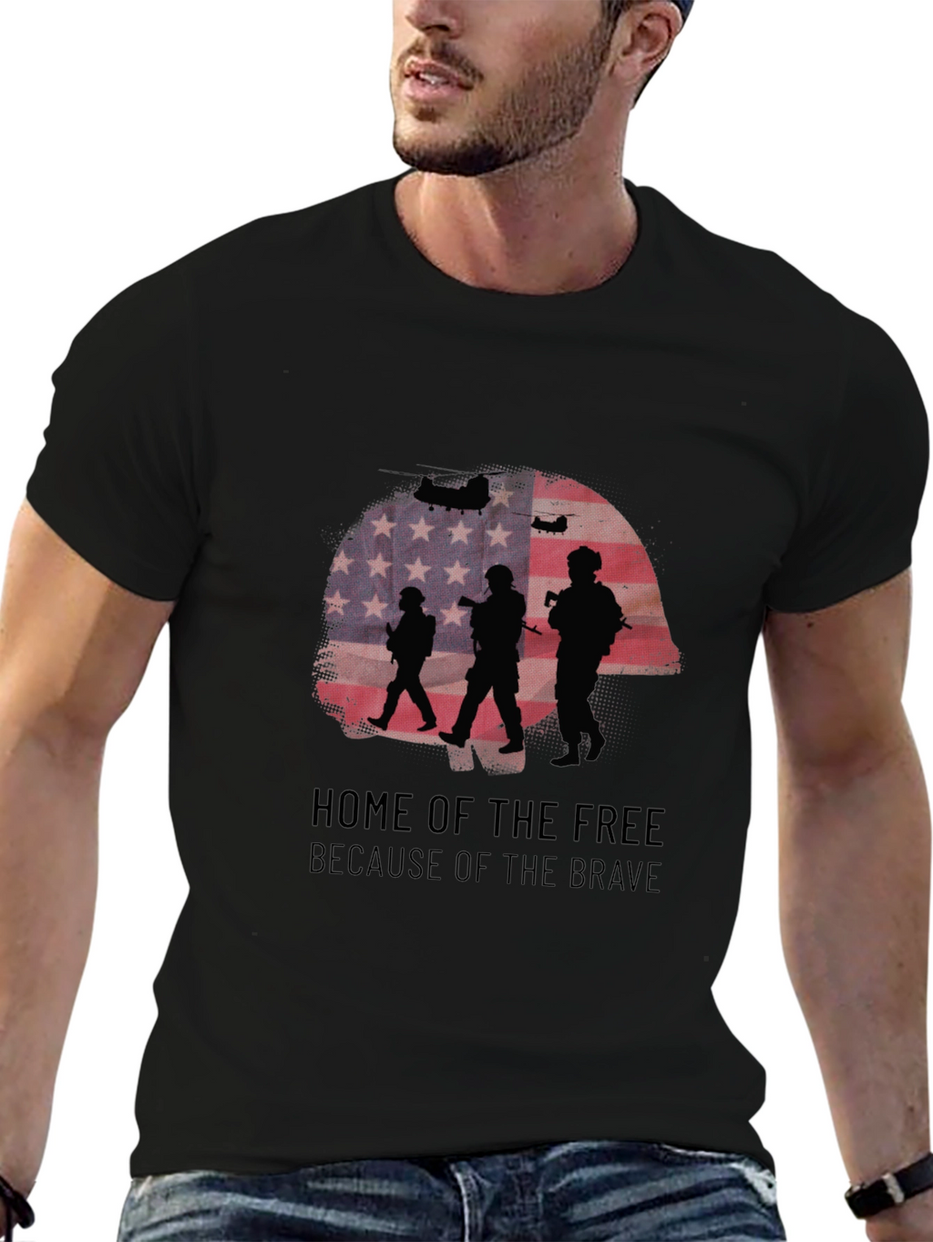 Home of the Free Patriotic T-Shirt