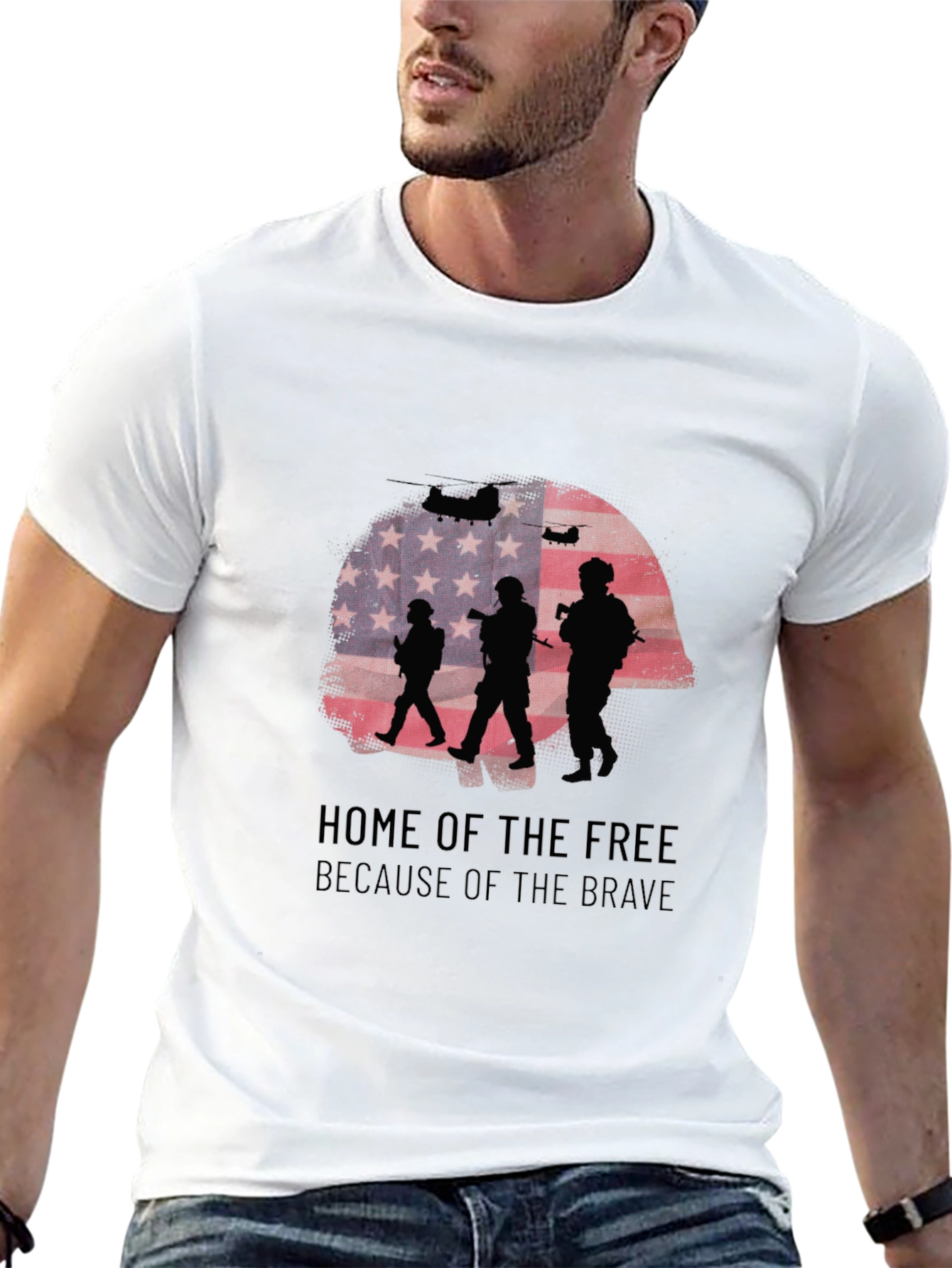 Home of the Free Patriotic T-Shirt