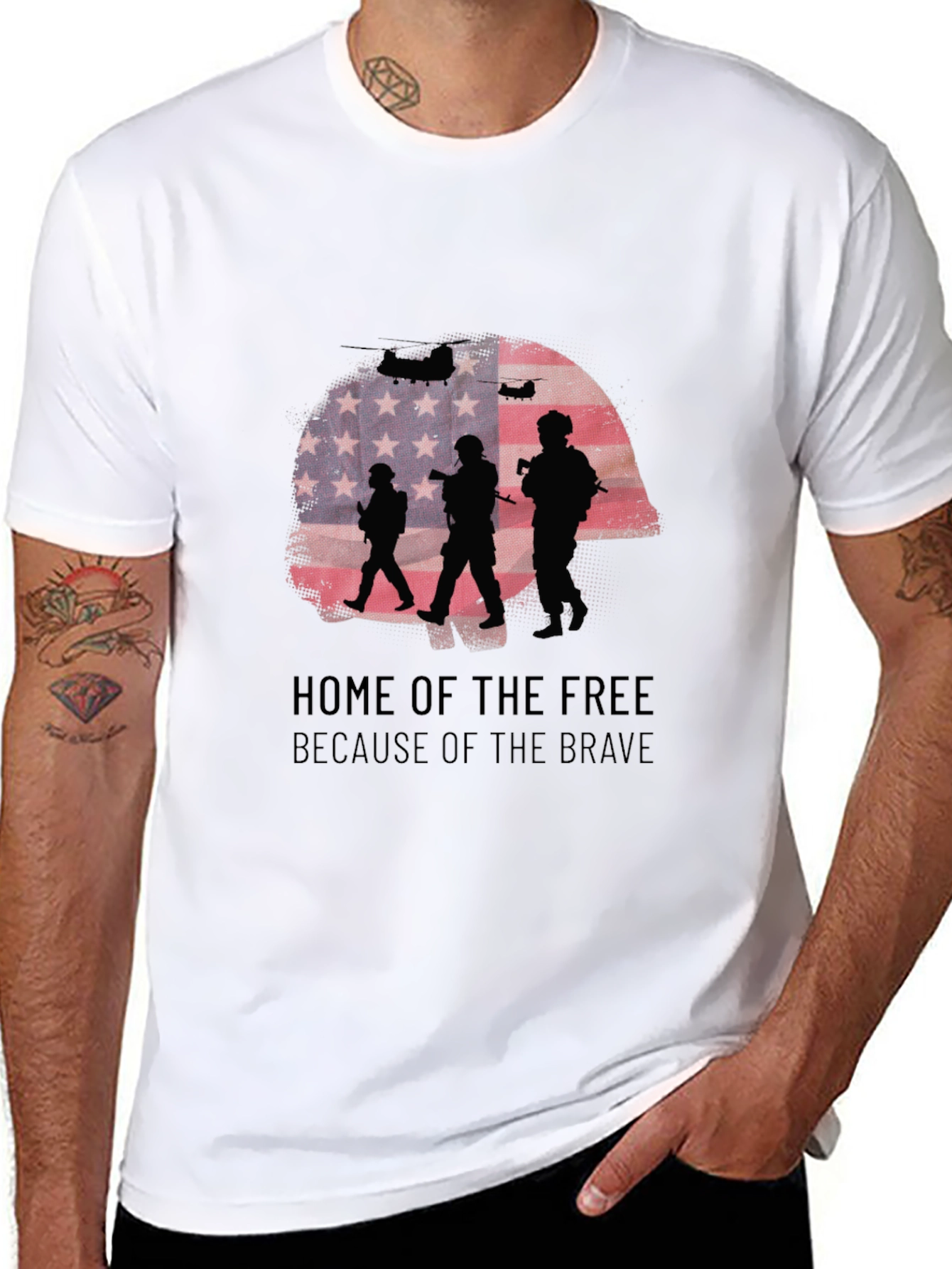 Home of the Free Patriotic T-Shirt