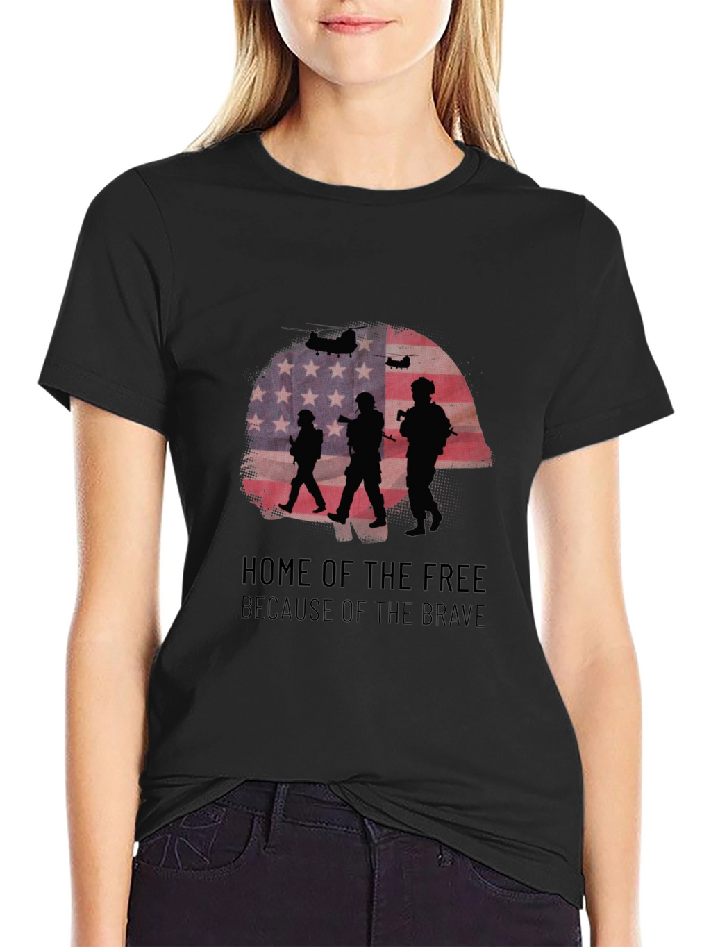 Home of the Free Patriotic T-Shirt