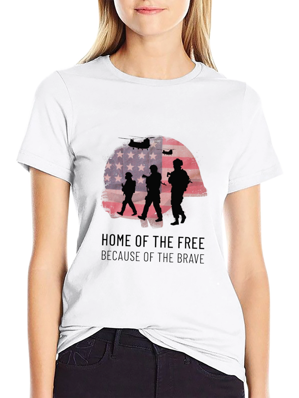 Home of the Free Patriotic T-Shirt
