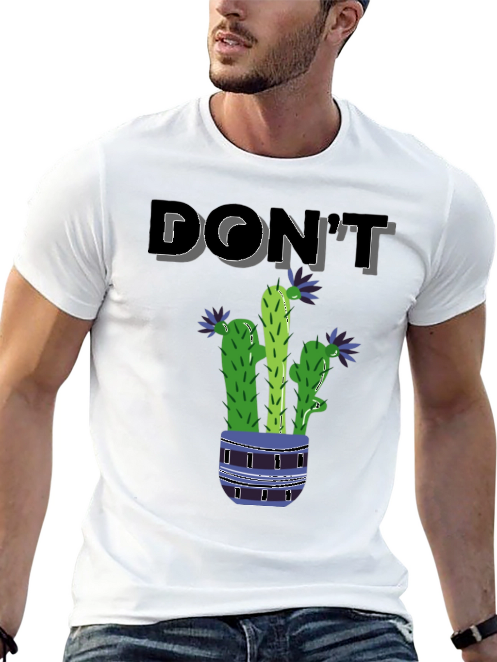 Dont Prick Me Cactus Graphic T-Shirt