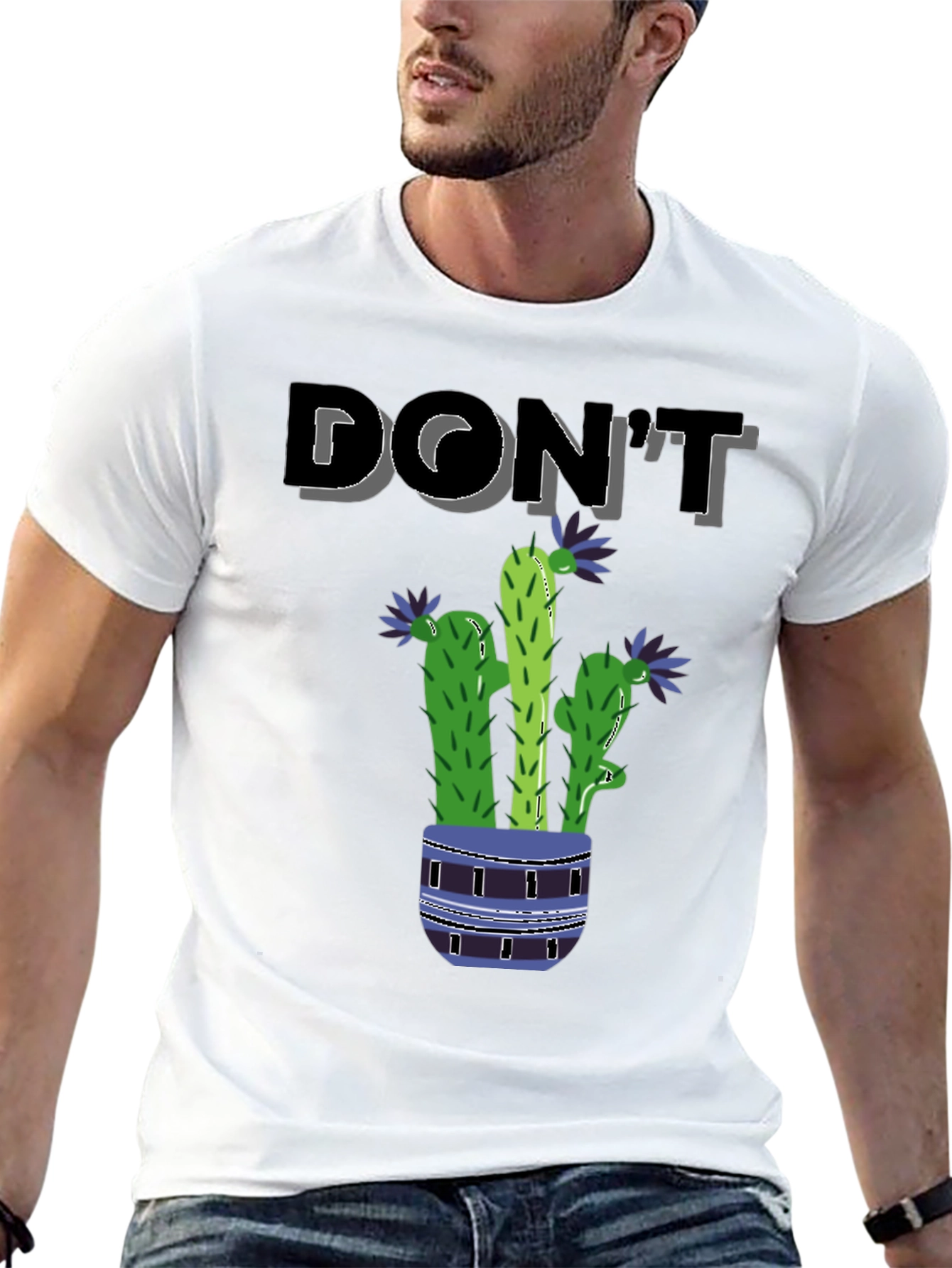 Dont Prick Me Cactus Graphic T-Shirt