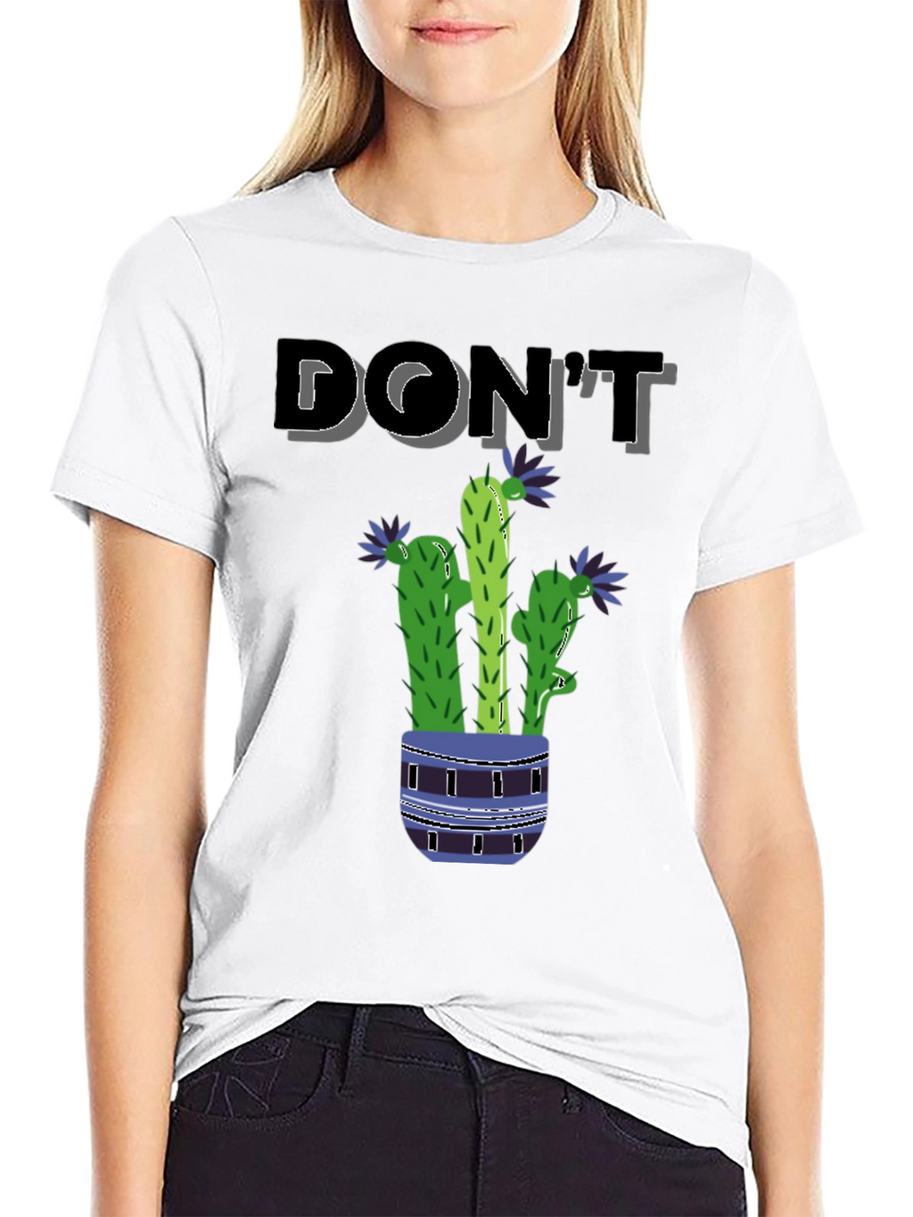 Dont Prick Me Cactus Graphic T-Shirt