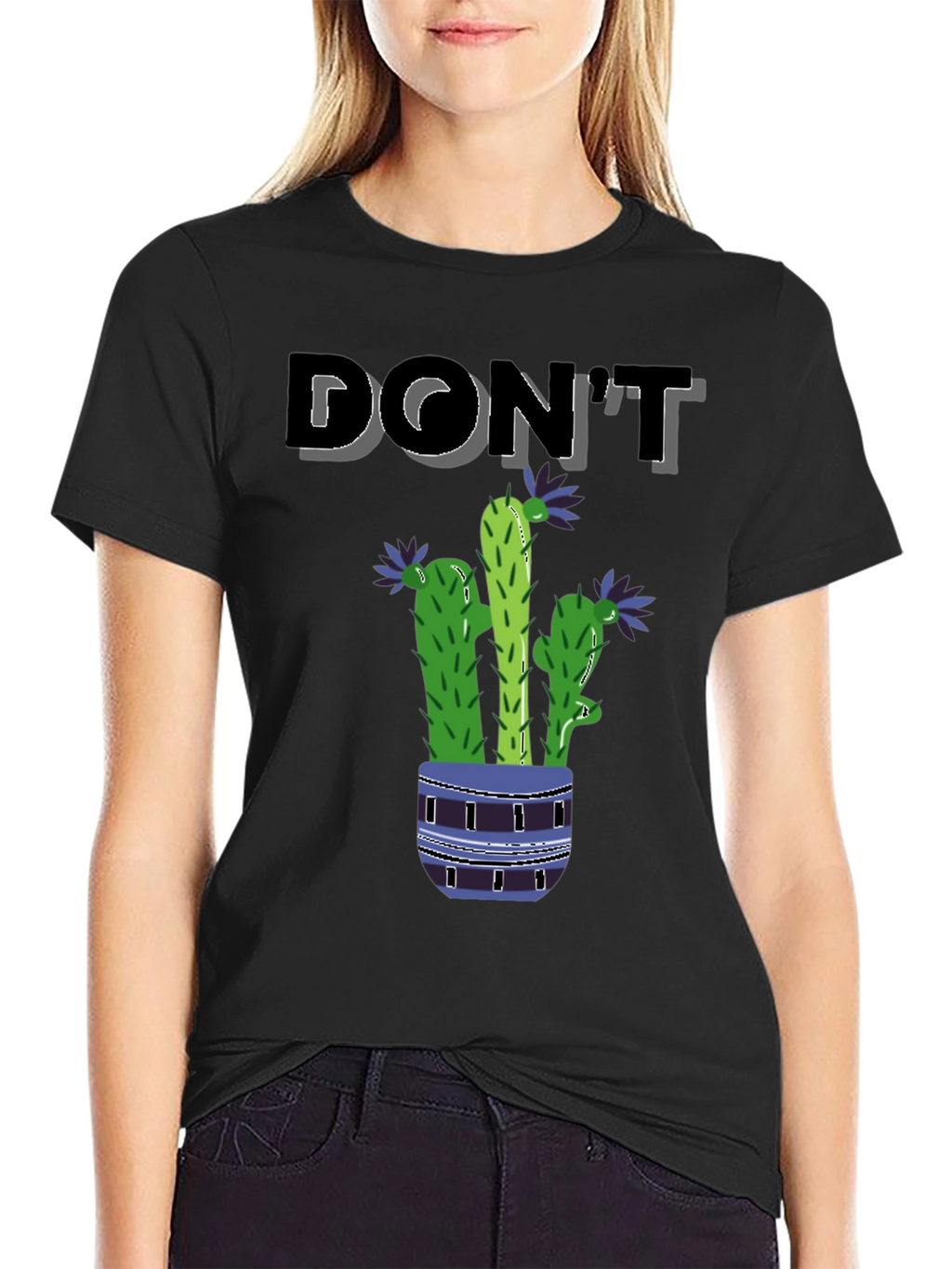 Dont Prick Me Cactus Graphic T-Shirt