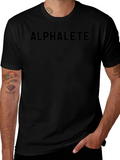 Alphalete Black T-Shirt - Gym & Fitness Apparel