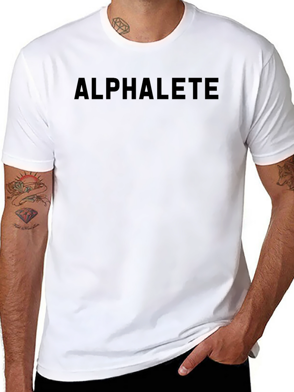 Alphalete Black T-Shirt - Gym & Fitness Apparel