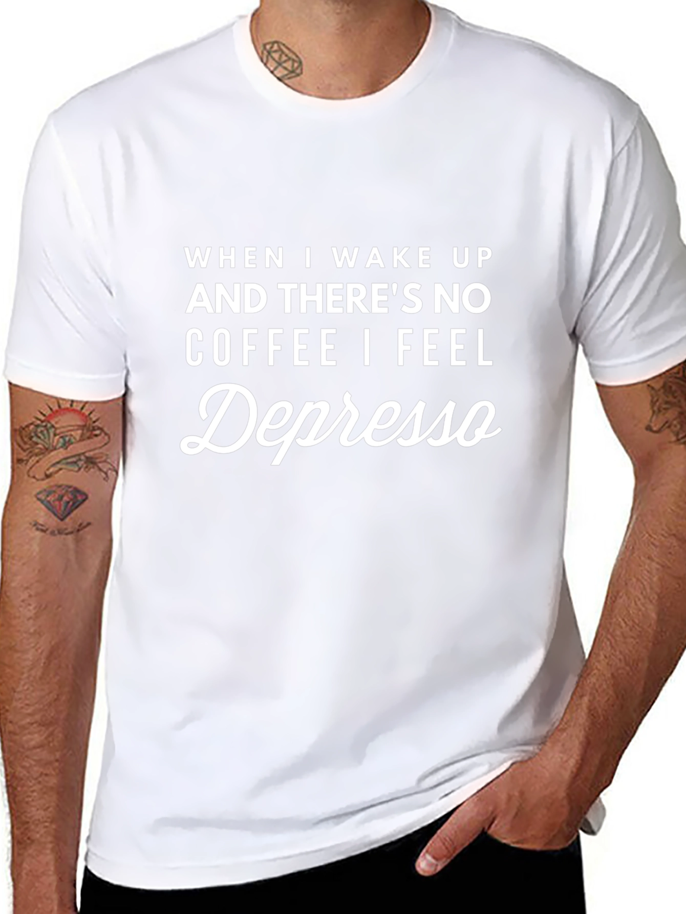 Depresso T-Shirt - Coffee Lovers Tee