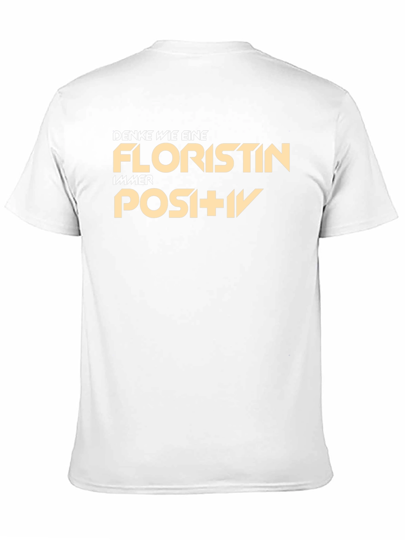 Floristin Always Positive Black T-Shirt