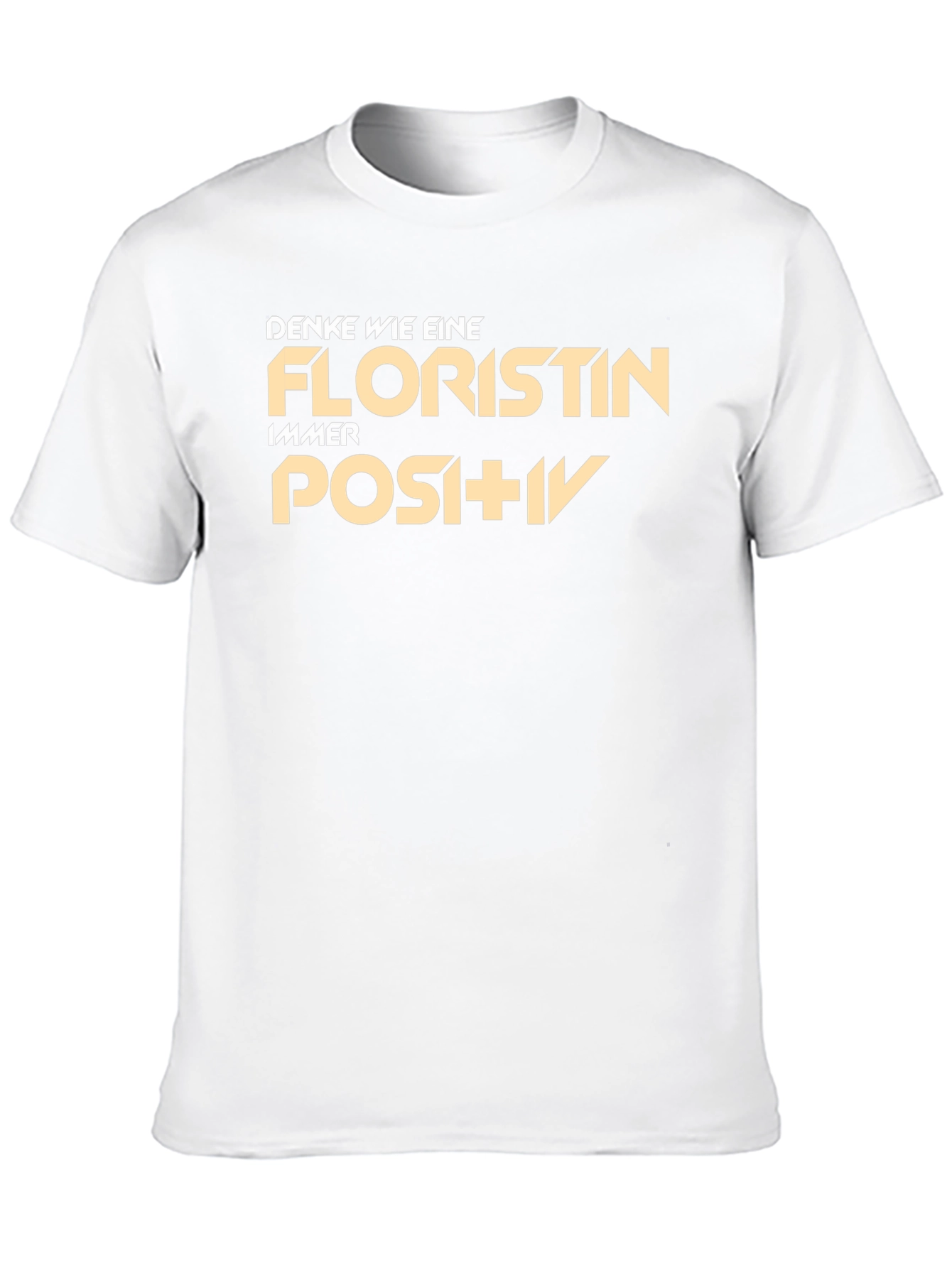 Floristin Always Positive Black T-Shirt