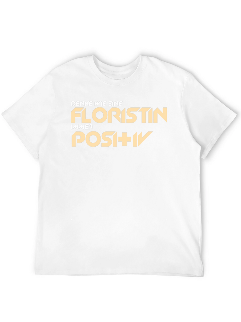Floristin Always Positive Black T-Shirt
