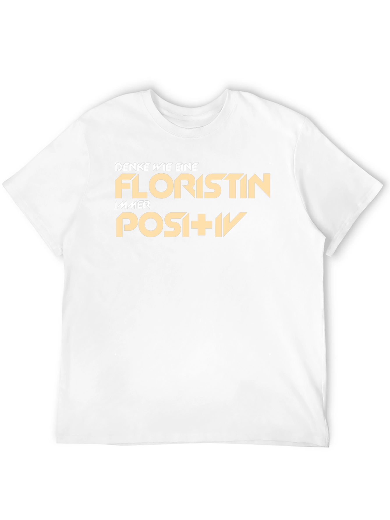 Floristin Always Positive Black T-Shirt