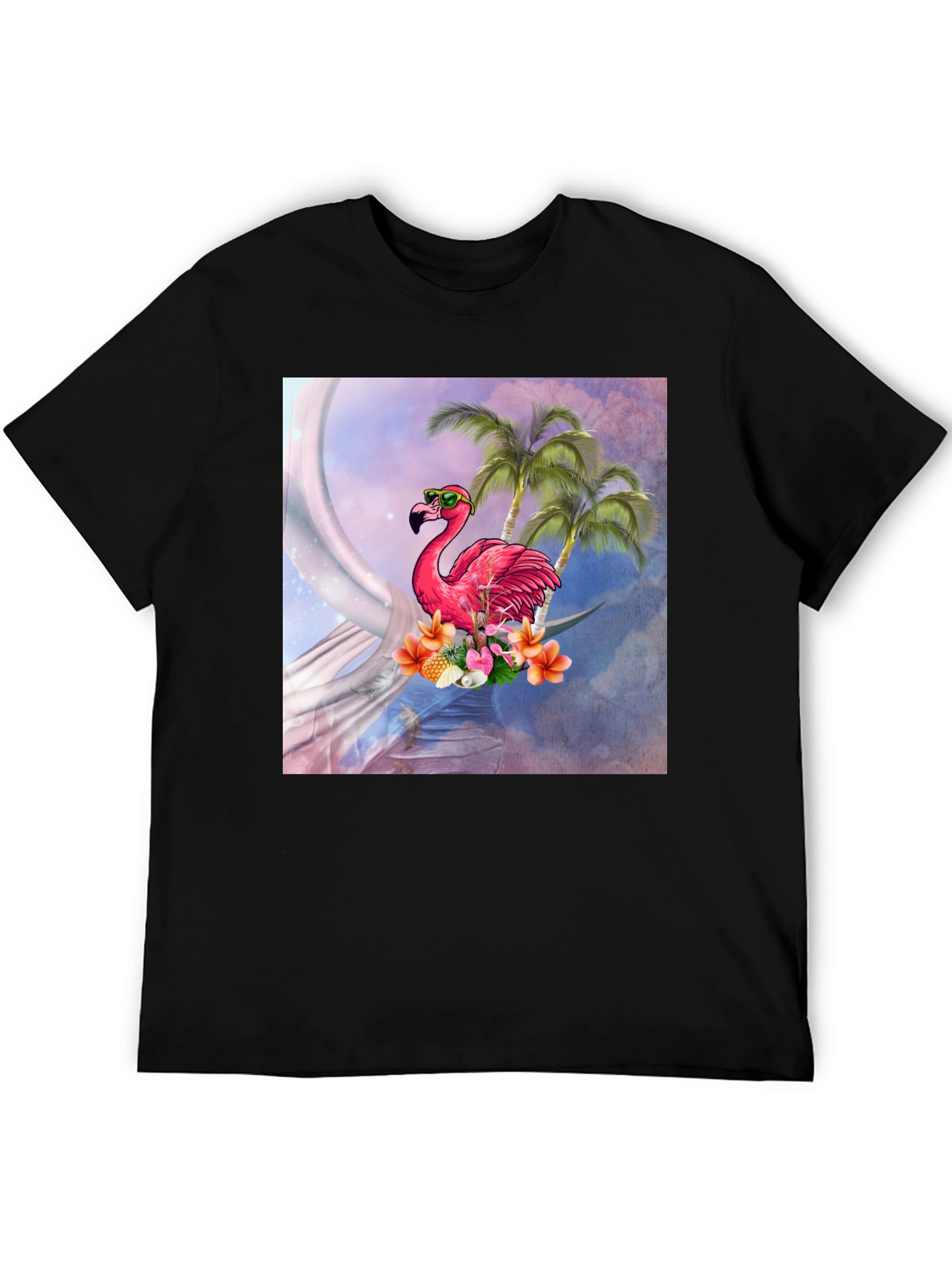 Tropical Flamingo Graphic Tee