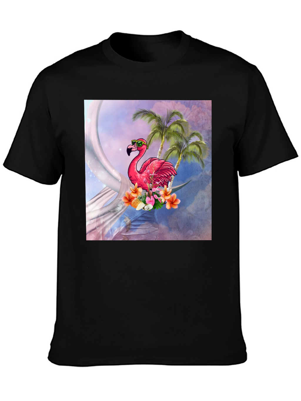 Tropical Flamingo Graphic Tee