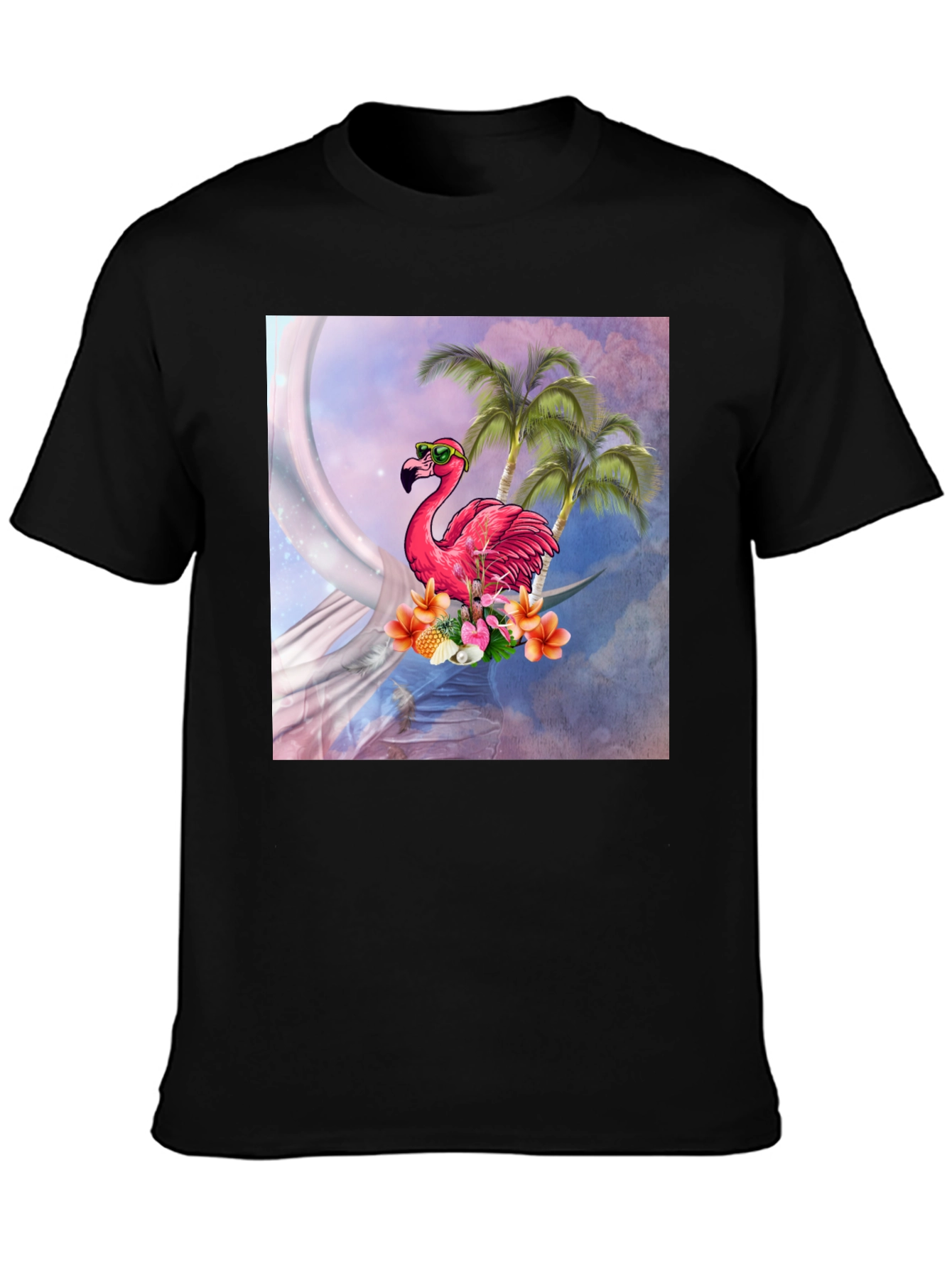 Tropical Flamingo Graphic Tee
