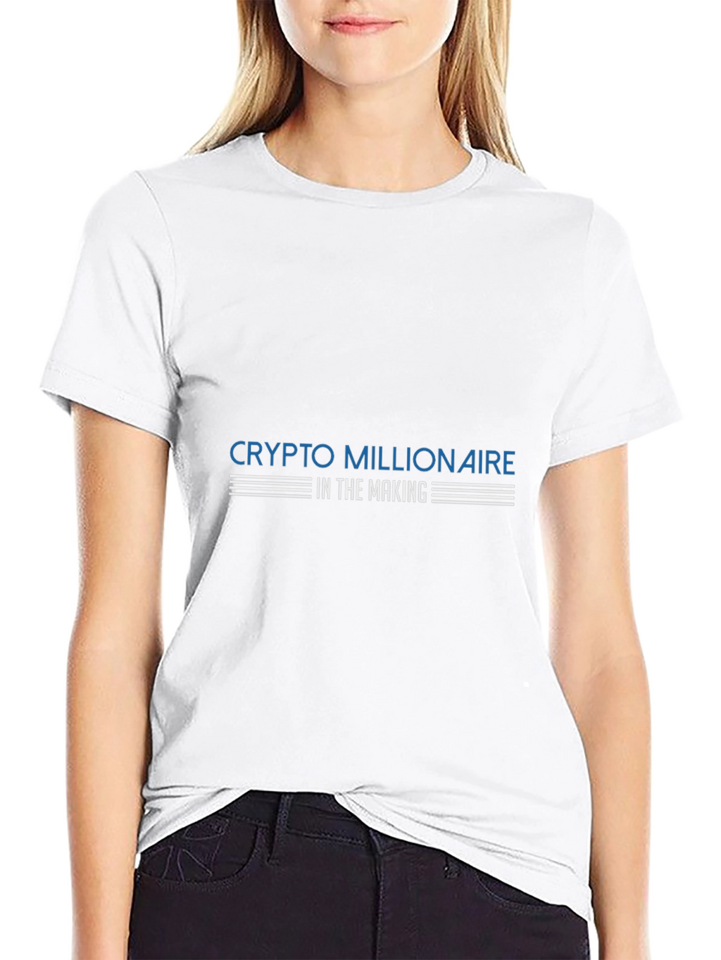 Crypto Millionaire in the Making Black T-Shirt