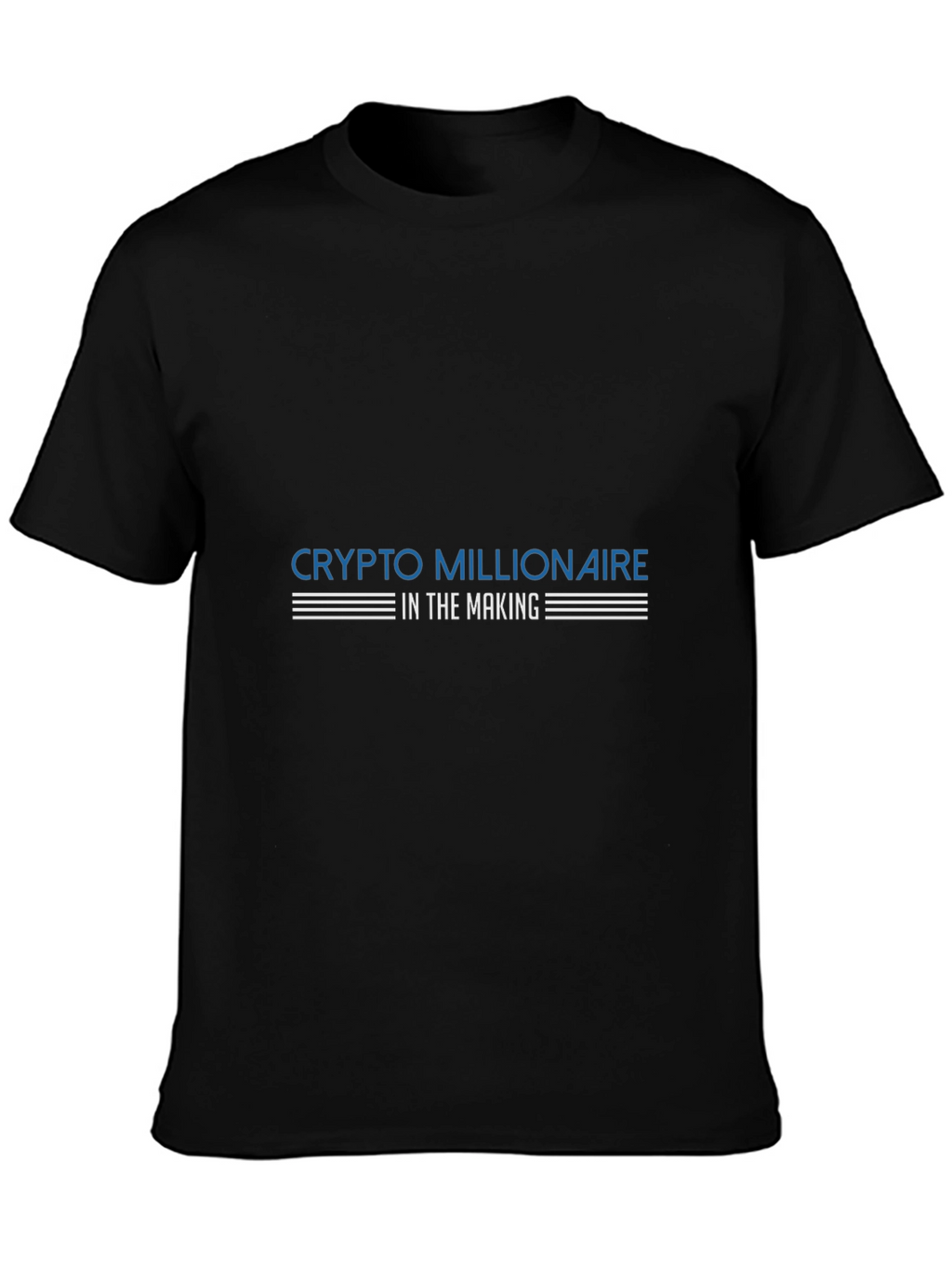 Crypto Millionaire in the Making Black T-Shirt