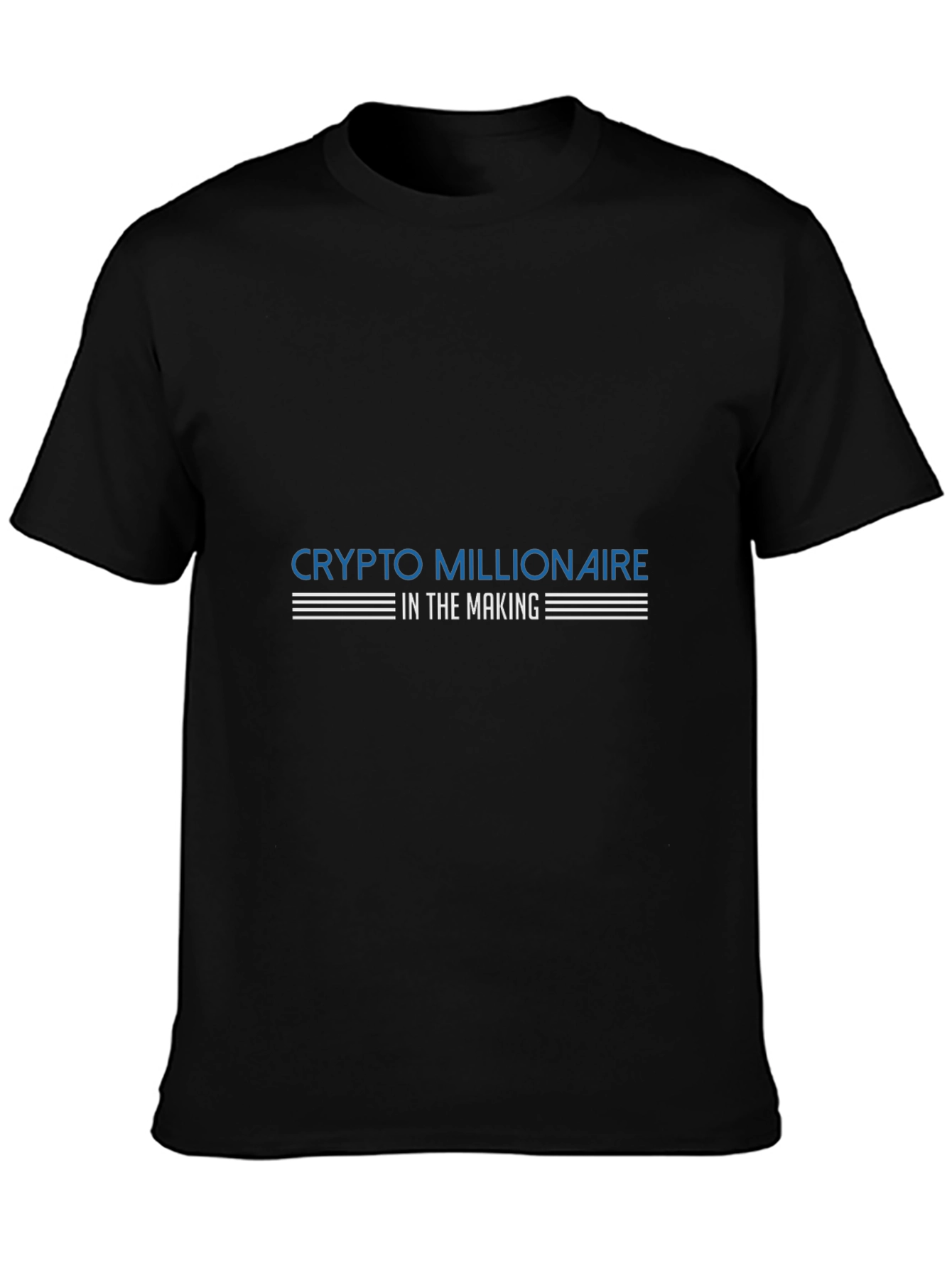 Crypto Millionaire in the Making Black T-Shirt