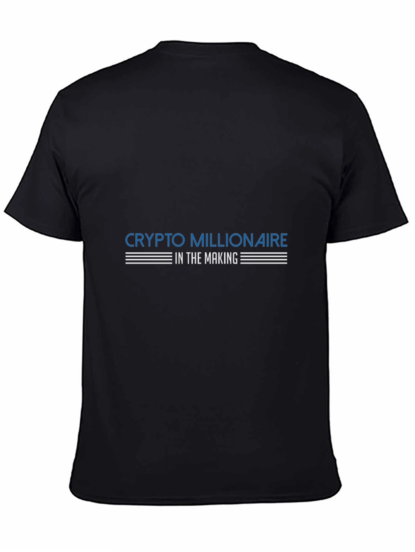 Crypto Millionaire in the Making Black T-Shirt