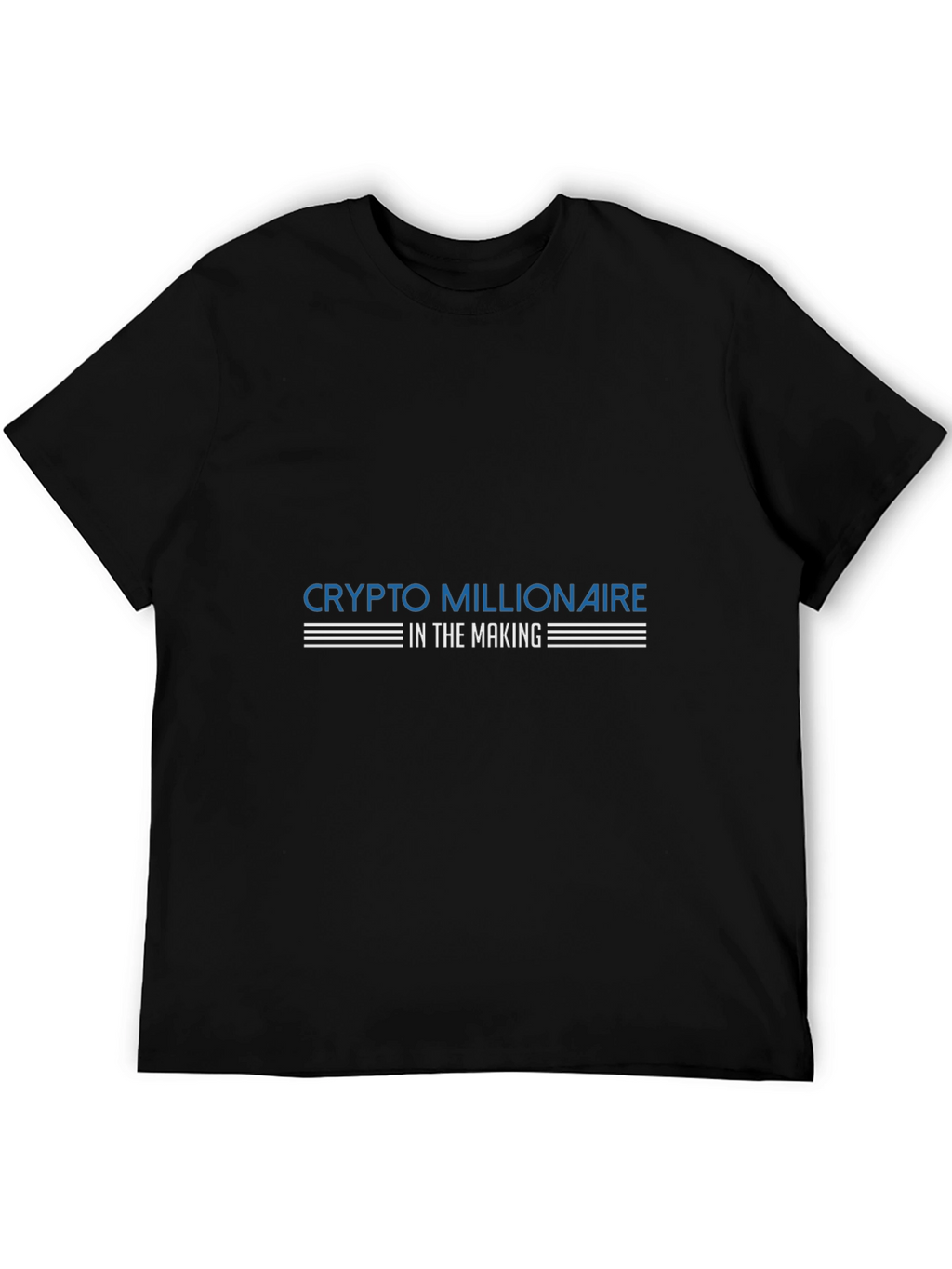 Crypto Millionaire in the Making Black T-Shirt
