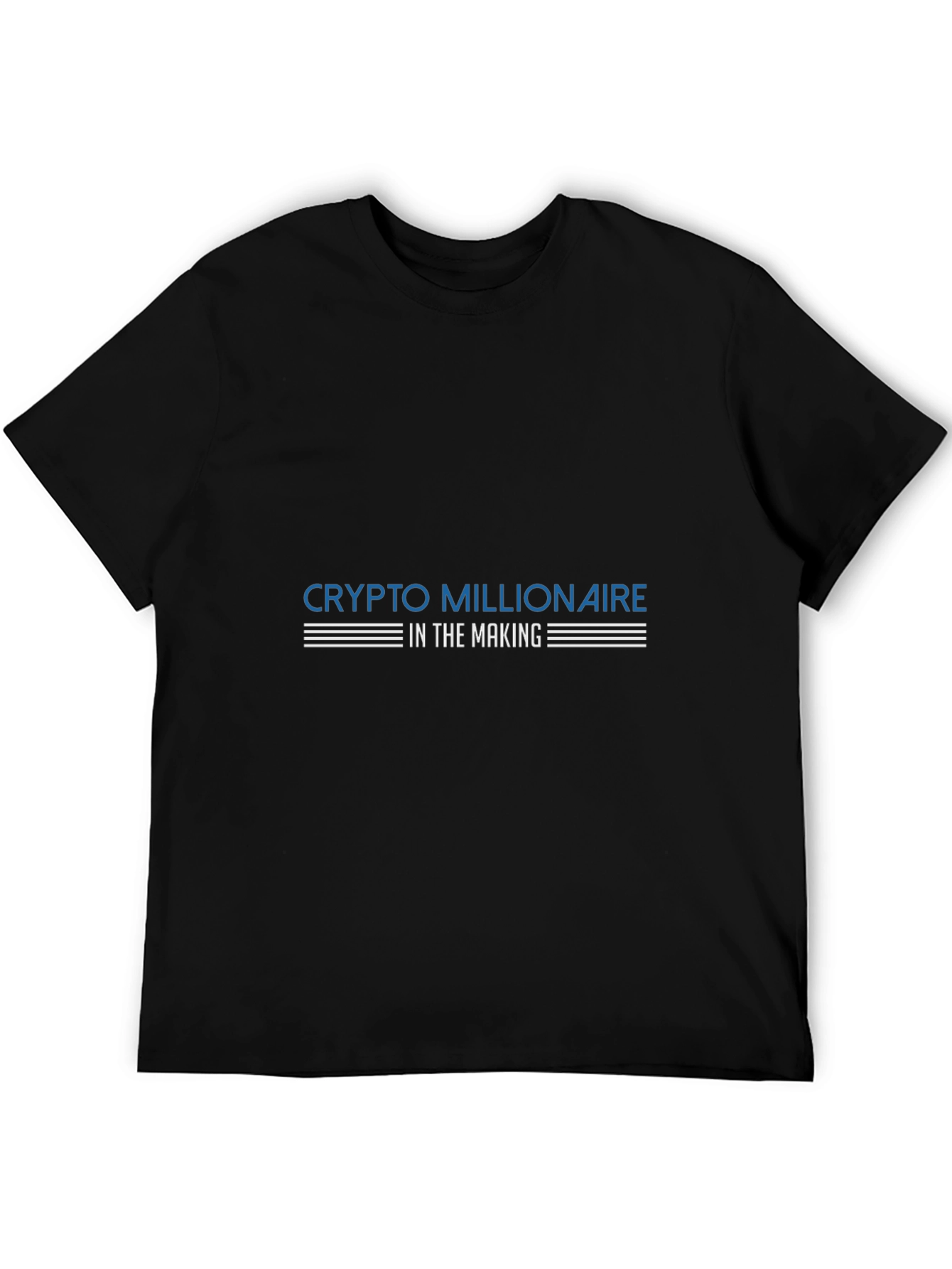 Crypto Millionaire in the Making Black T-Shirt