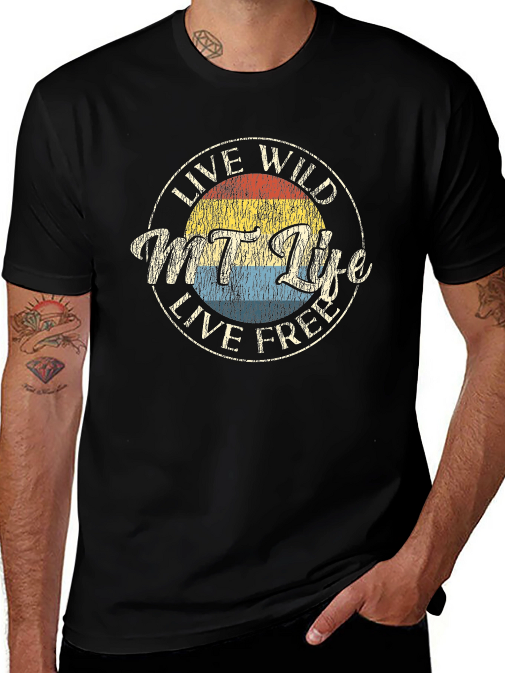 Live Wild MT Life Graphic Tee